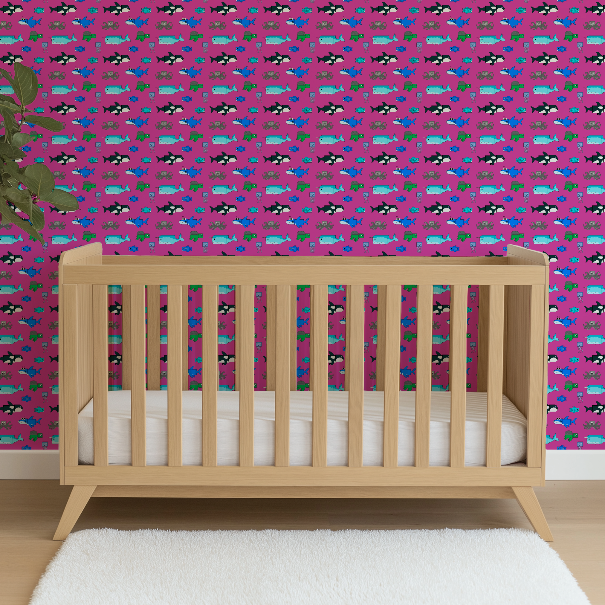 wallpaper crib mockup
