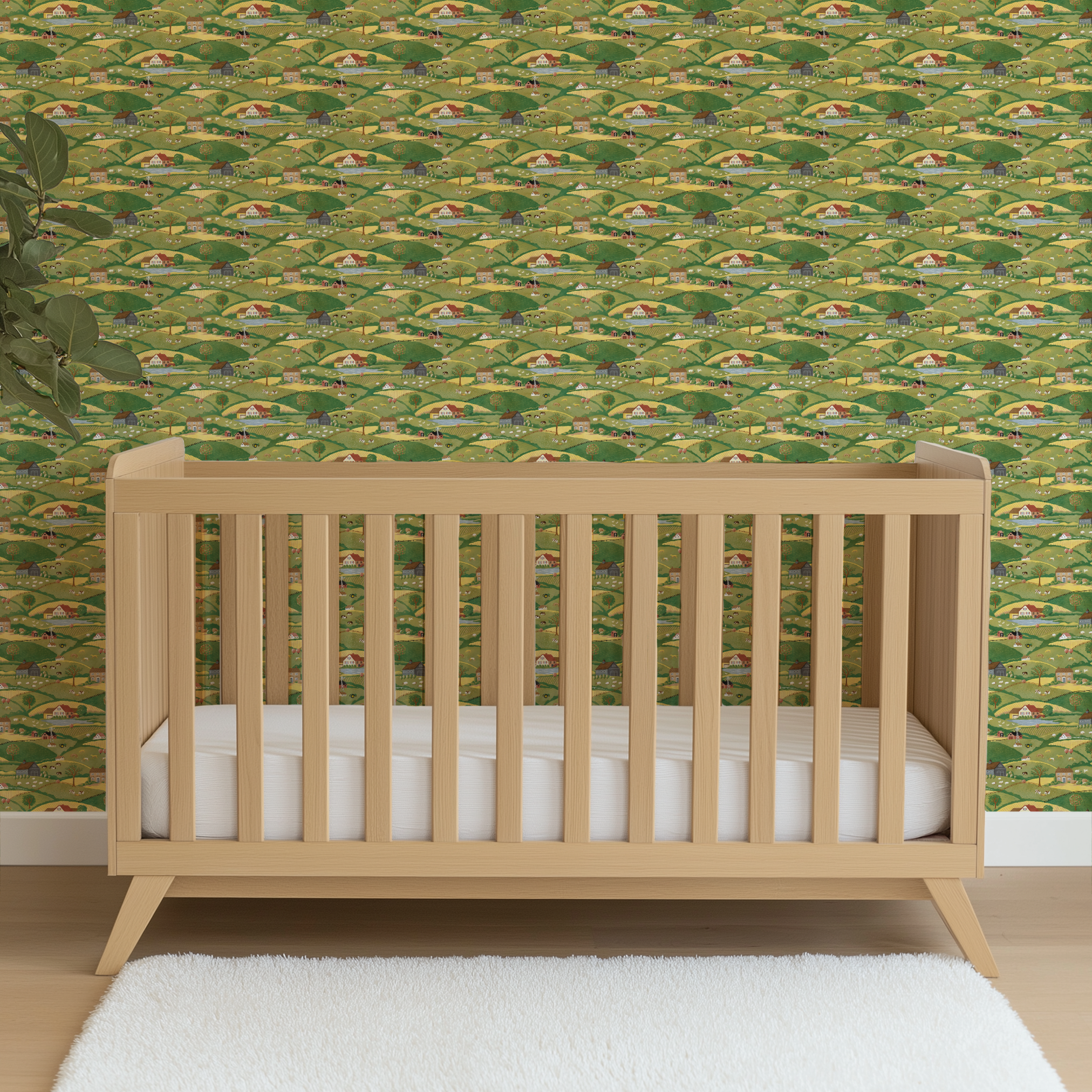 wallpaper crib mockup