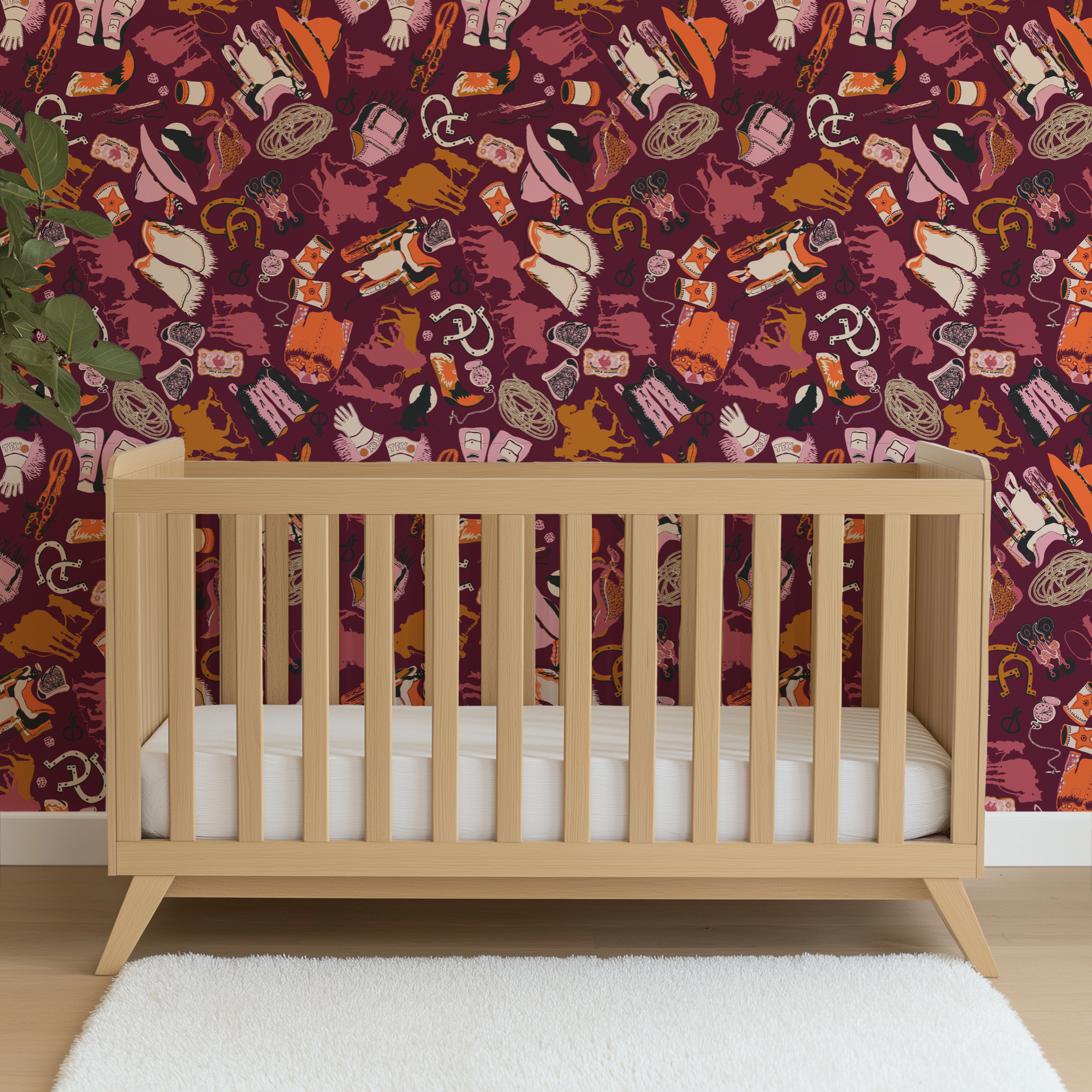 wallpaper crib mockup