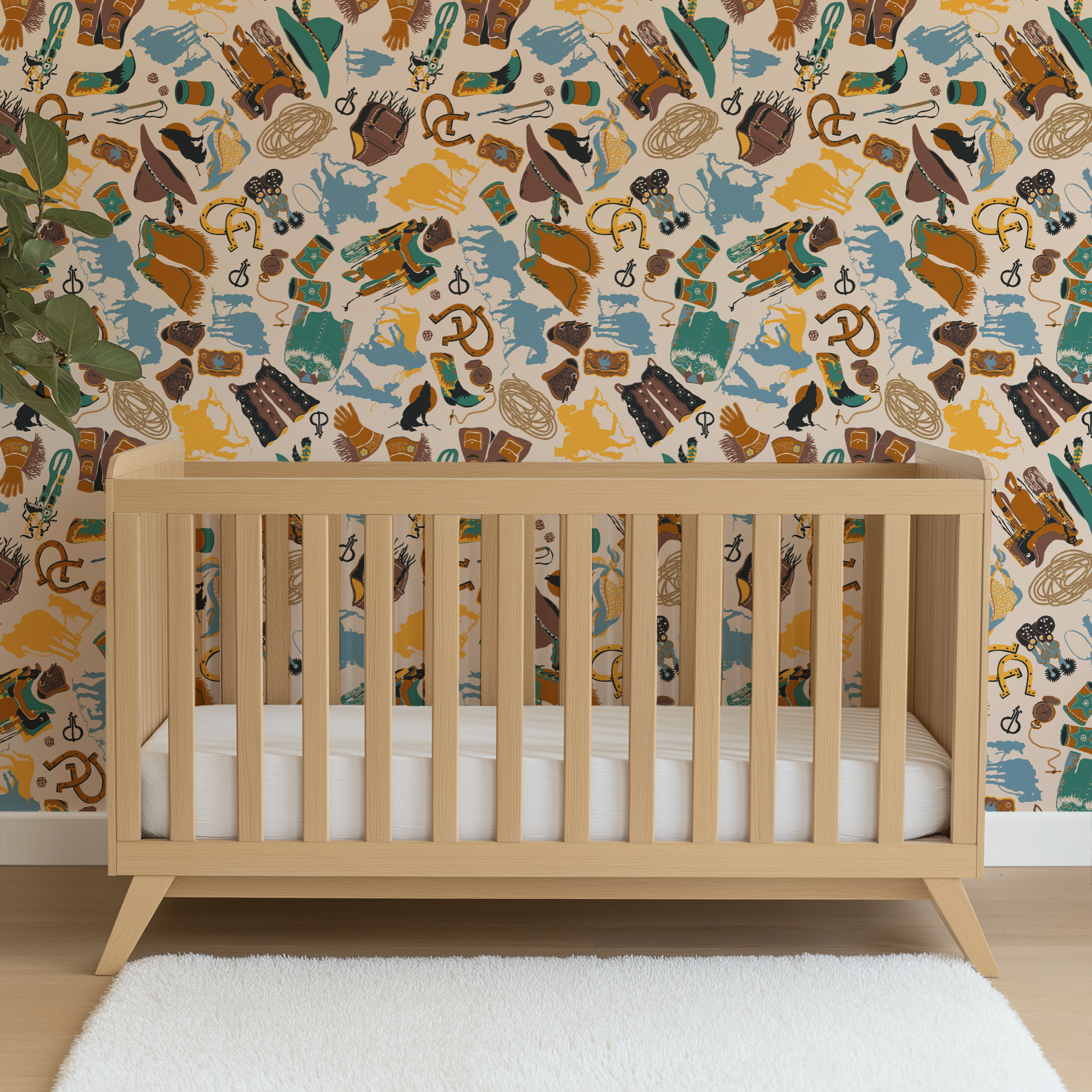 wallpaper crib mockup
