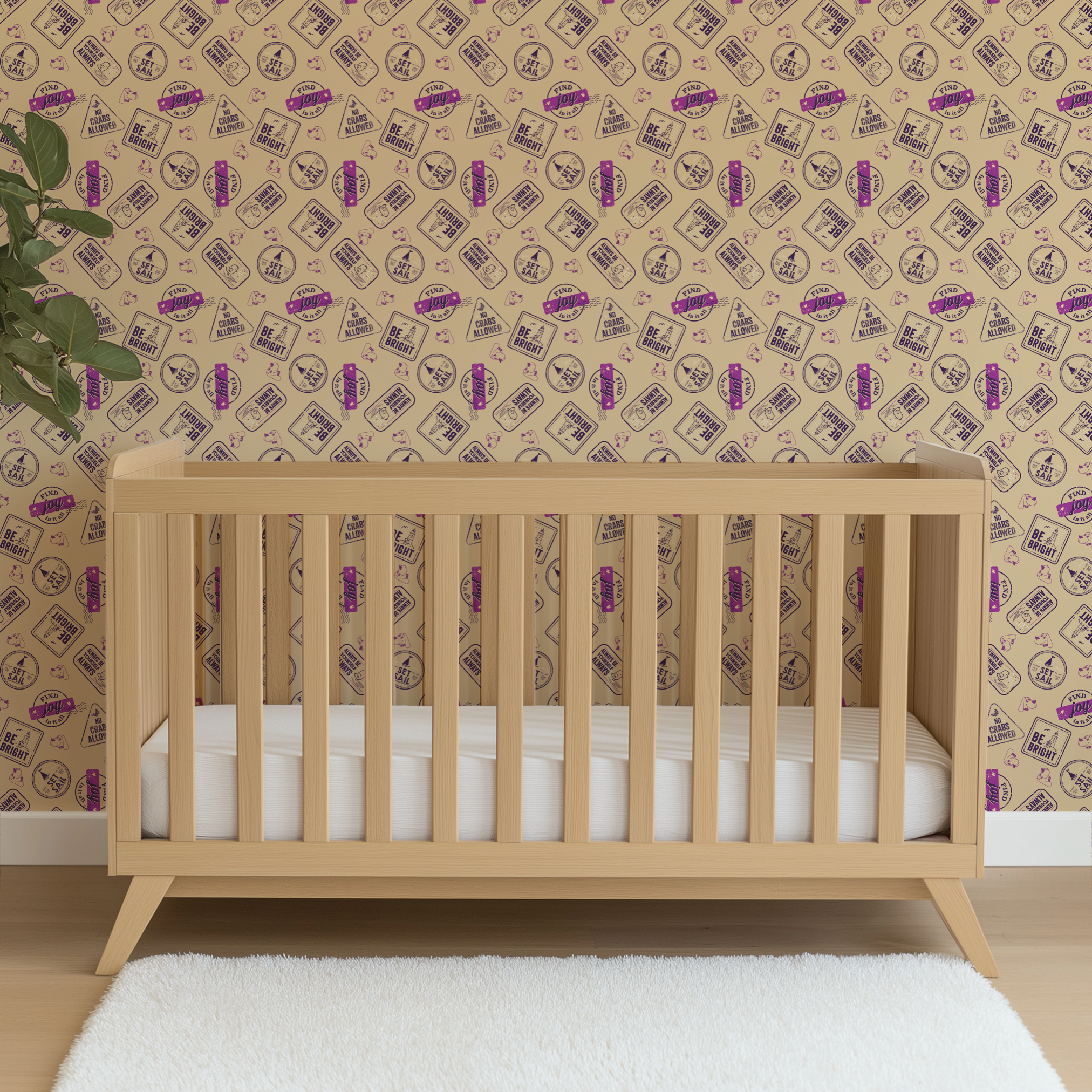 wallpaper crib mockup