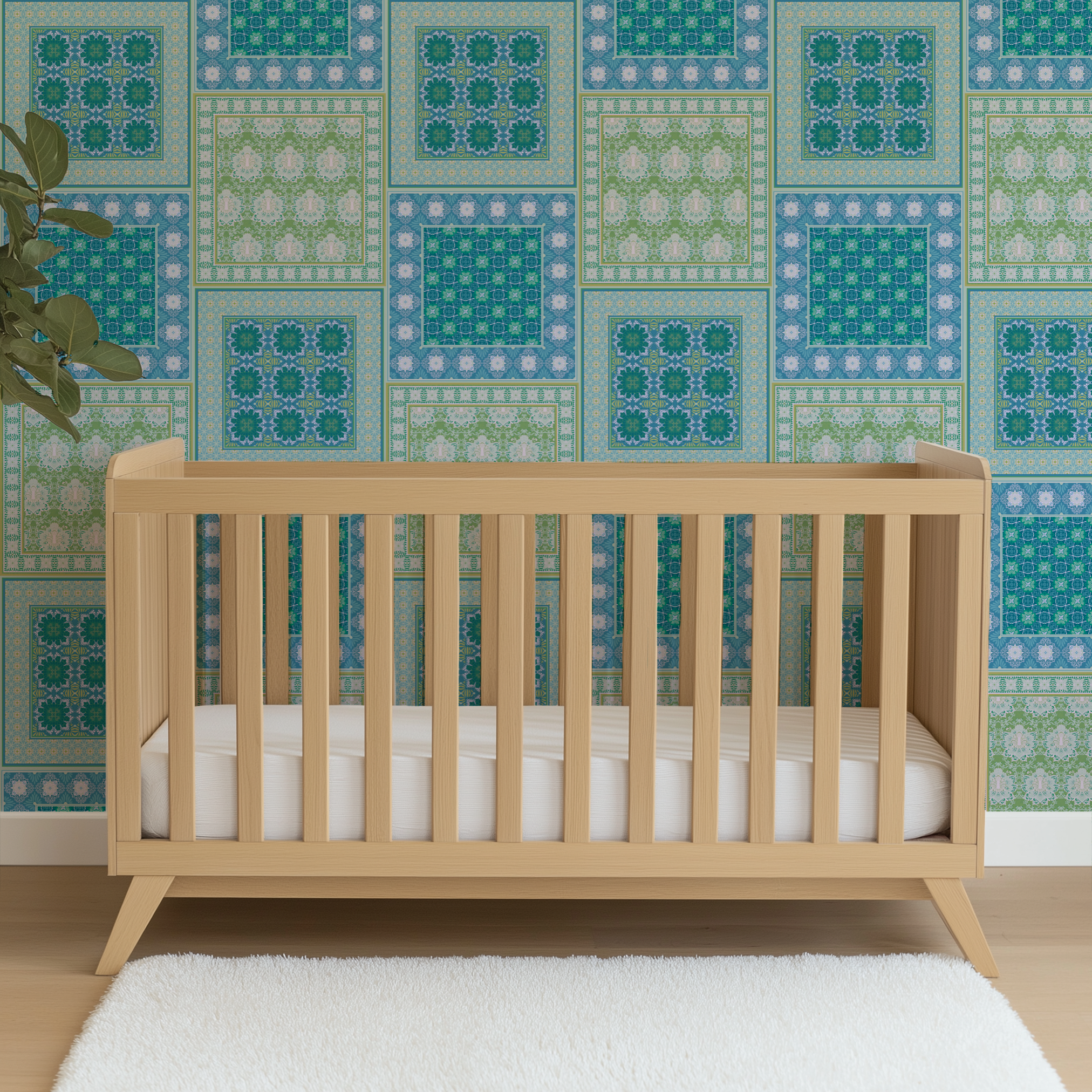 wallpaper crib mockup