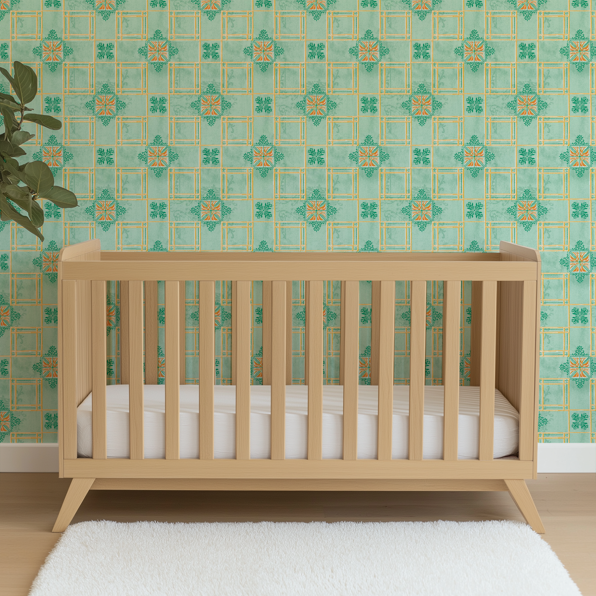 wallpaper crib mockup