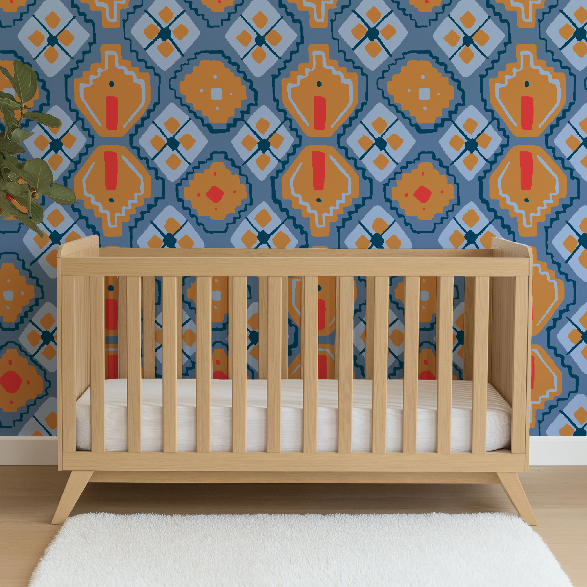 wallpaper crib mockup