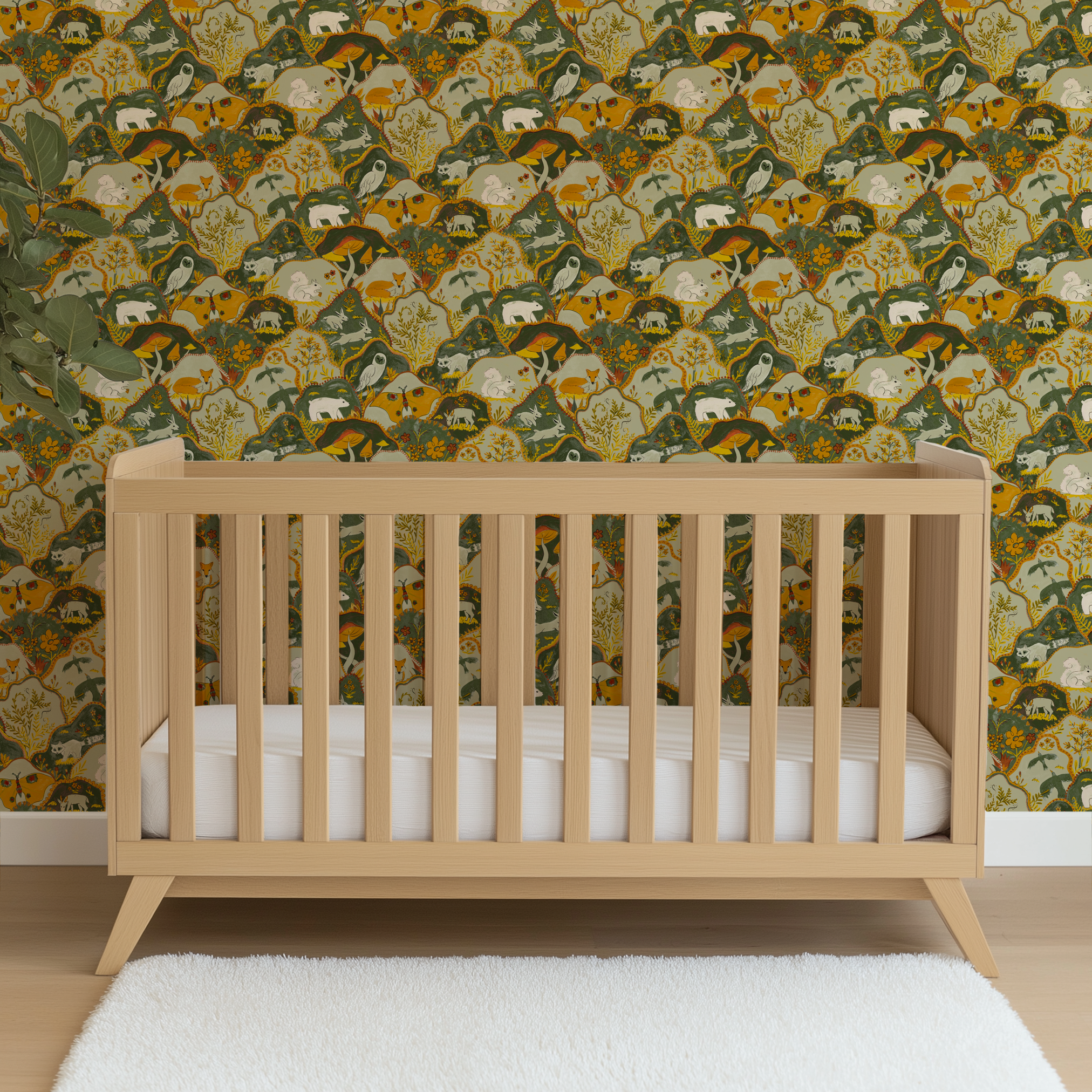 wallpaper crib mockup