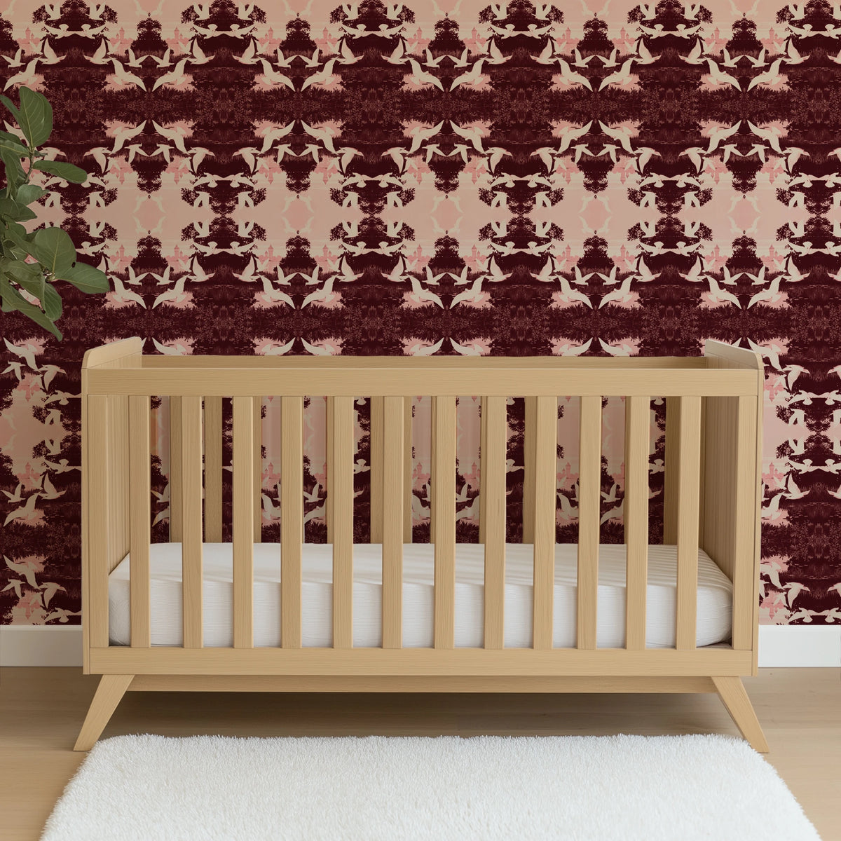 Aberdeenshire on Oxblood Wallpaper