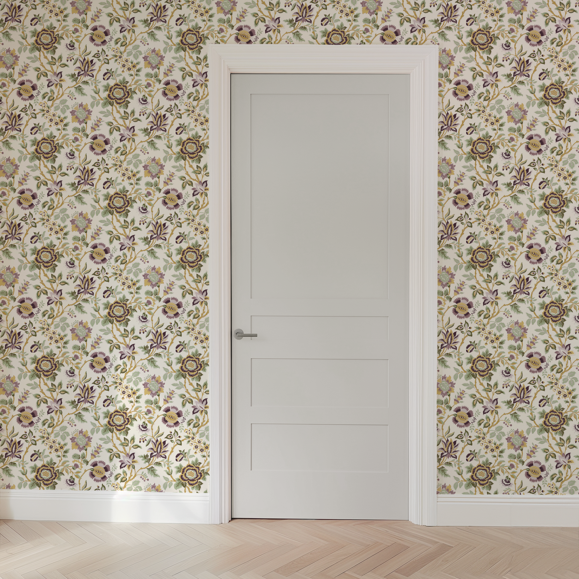 wallpaper door mockup