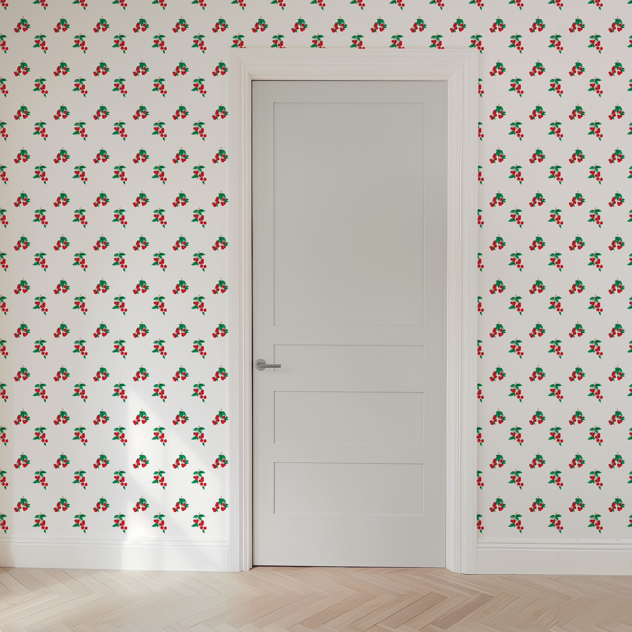 wallpaper door mockup