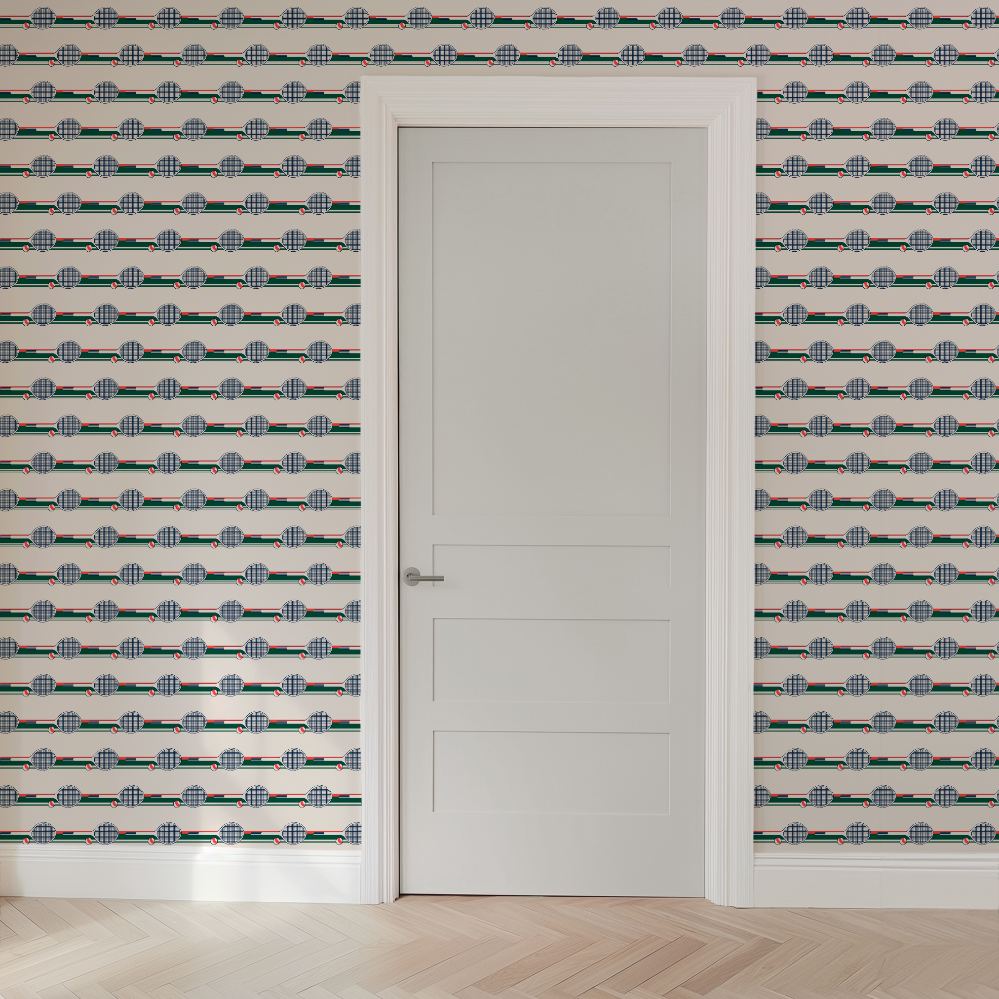 wallpaper door mockup