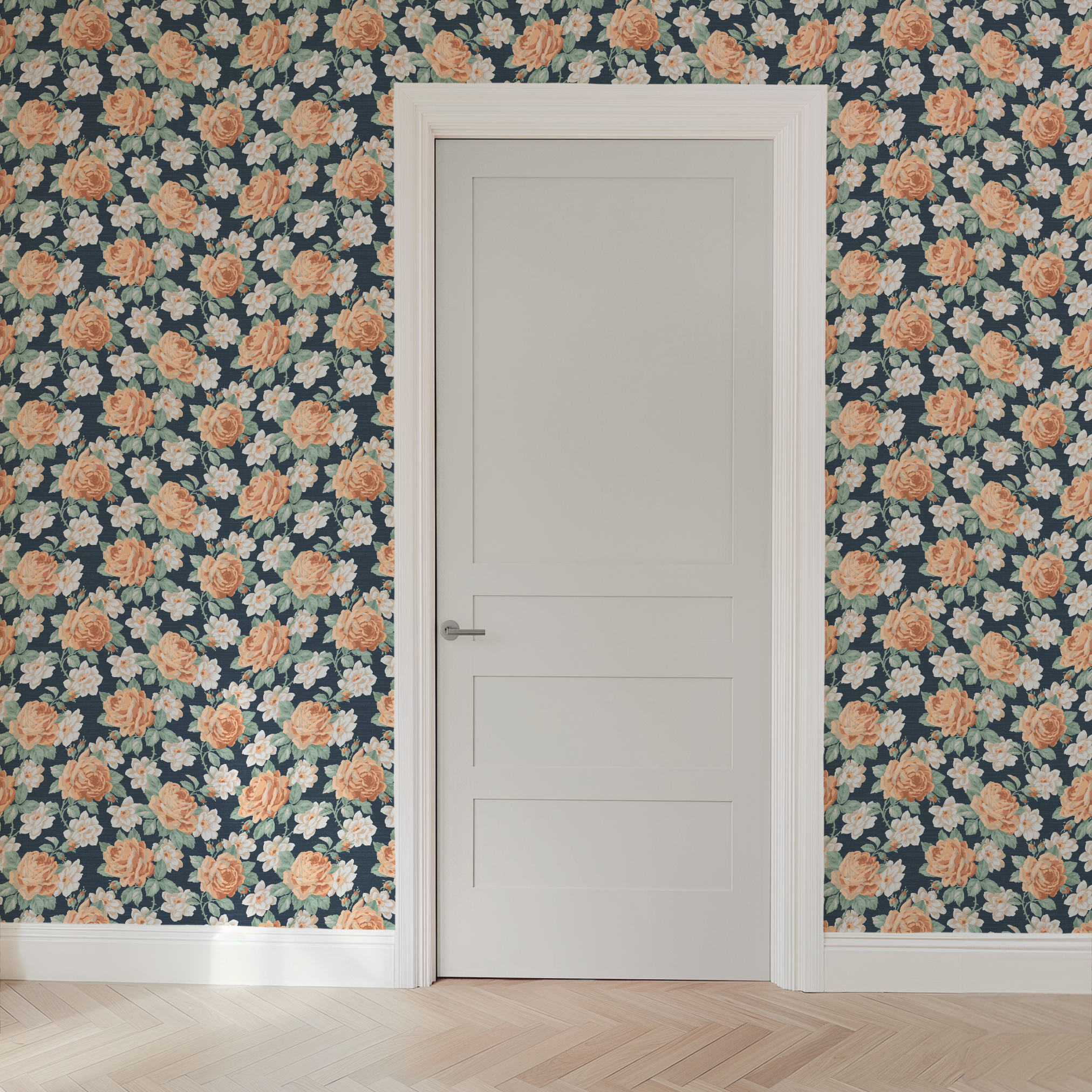 wallpaper door mockup