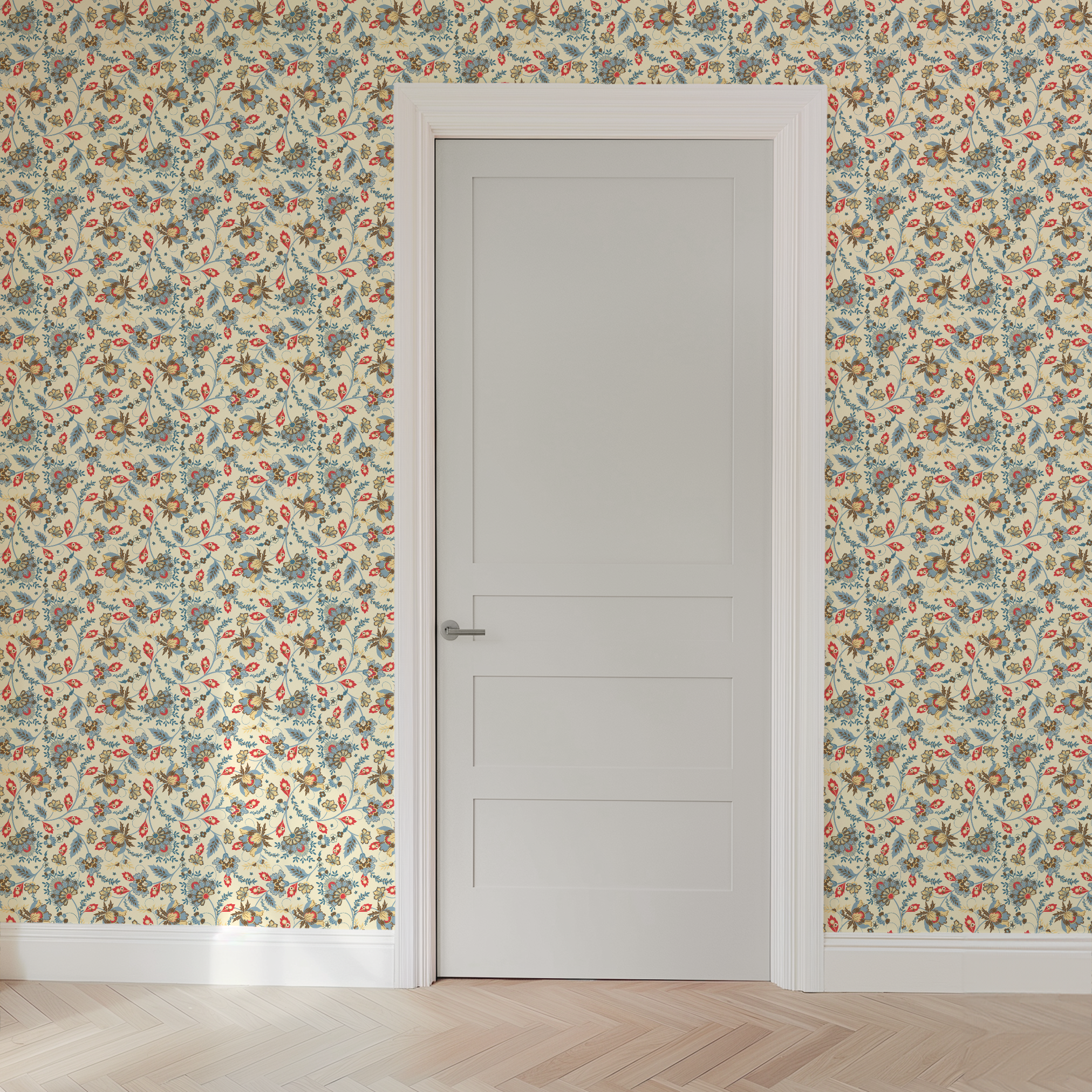 wallpaper door mockup