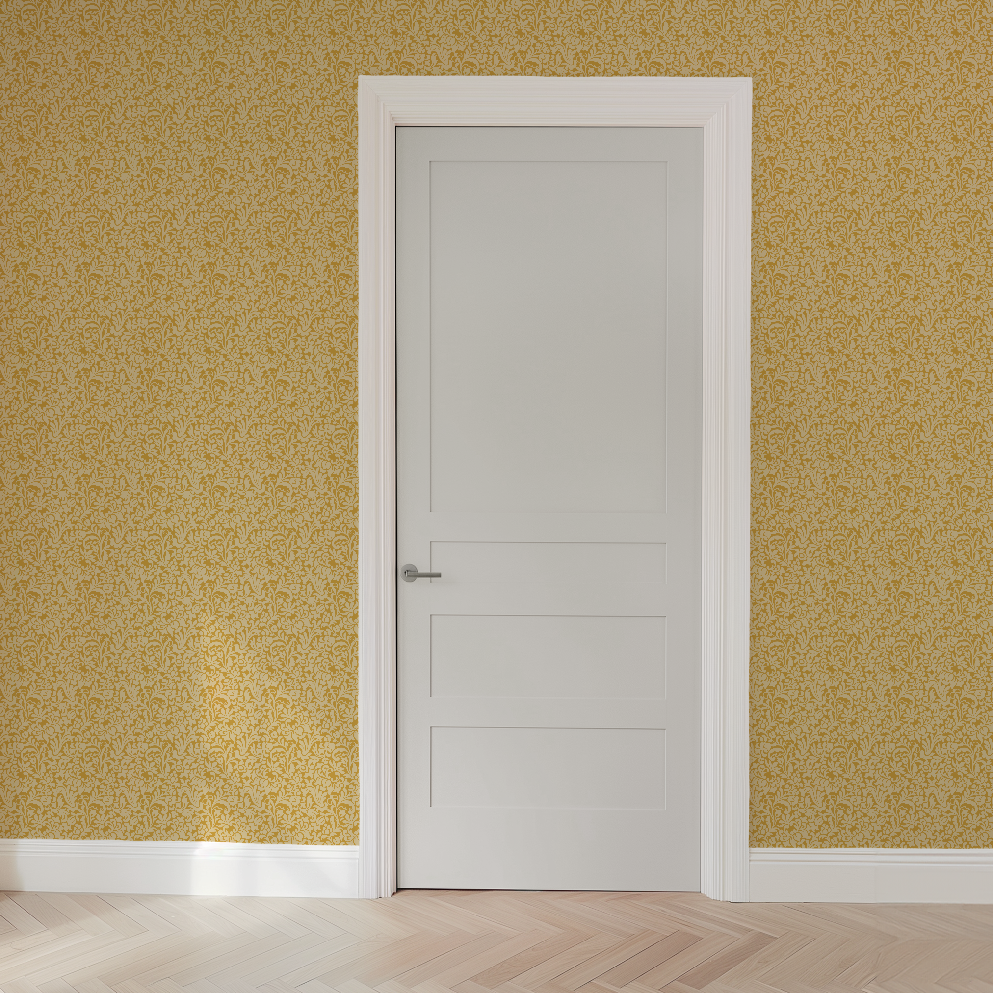 wallpaper door mockup