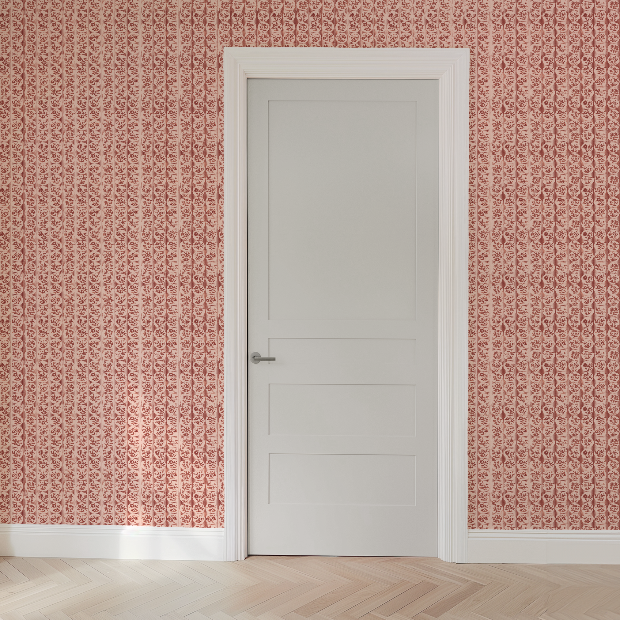 wallpaper door mockup
