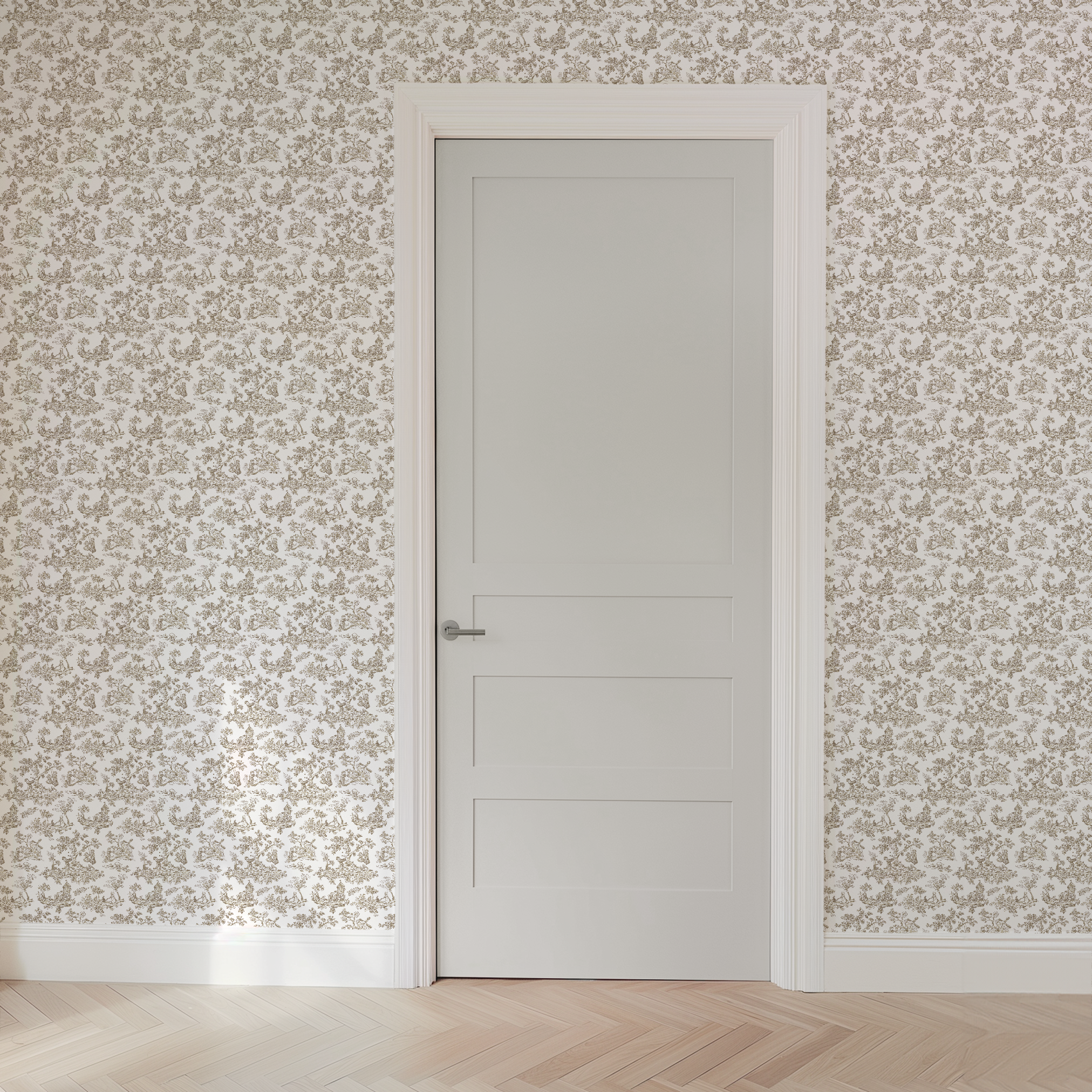 wallpaper door mockup