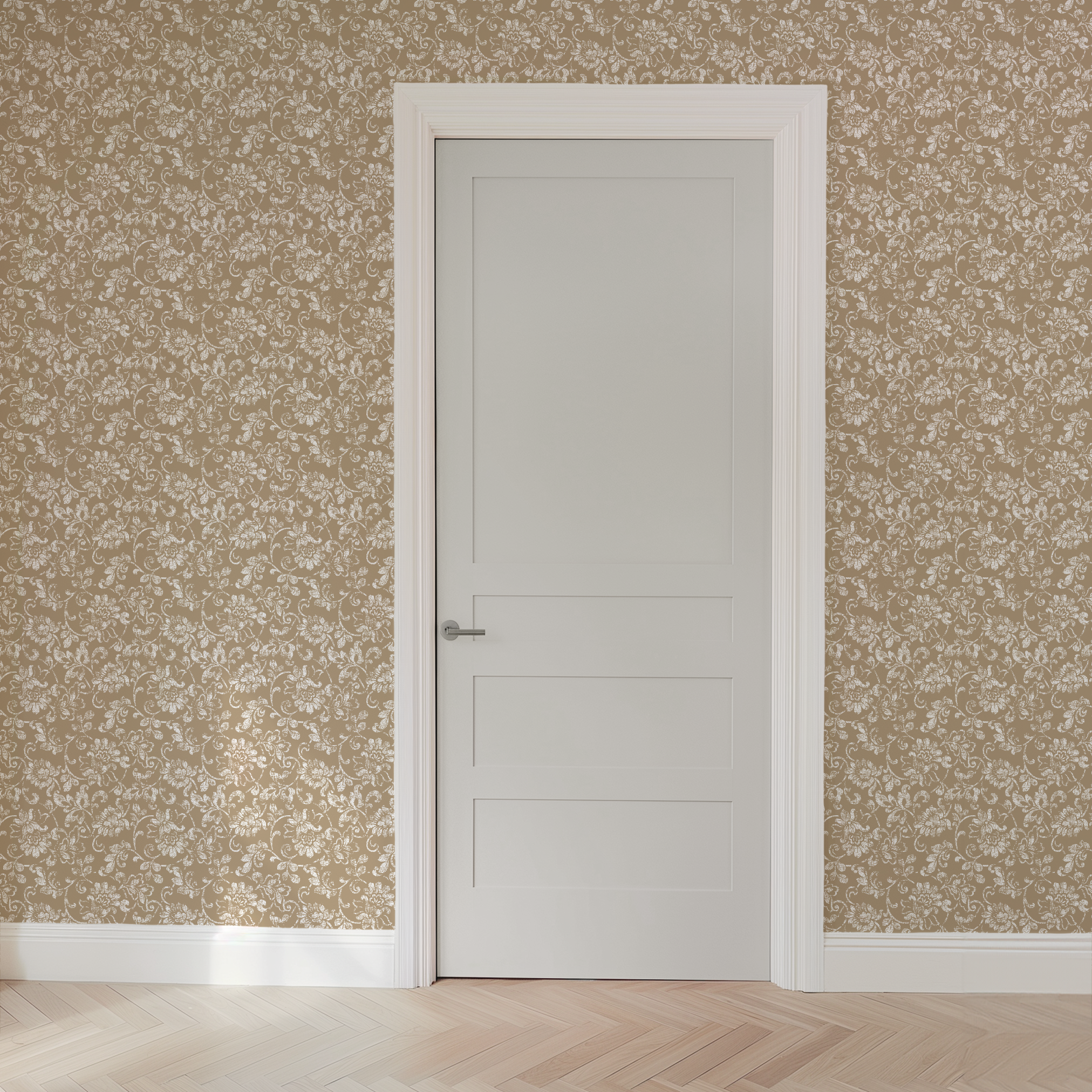wallpaper door mockup