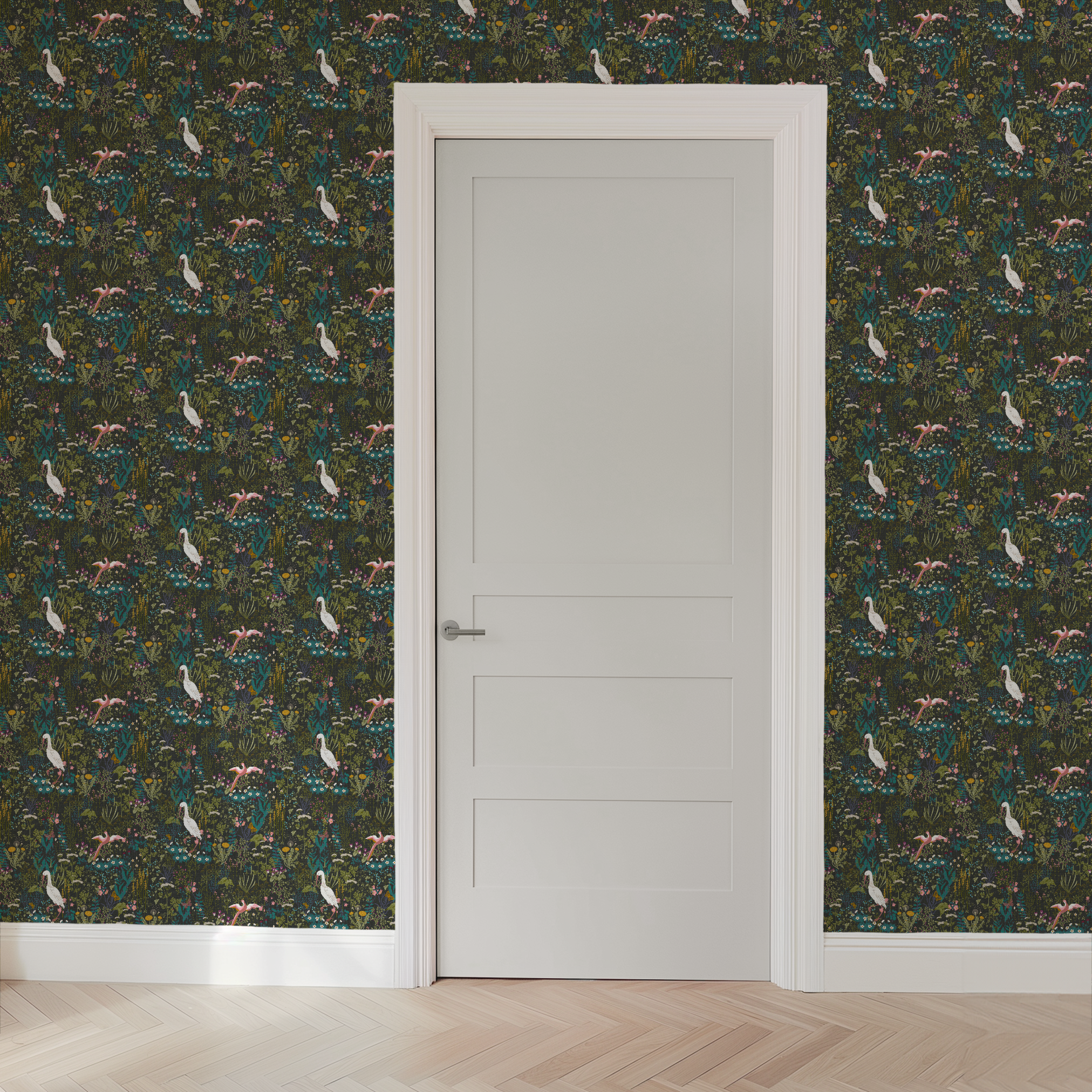 wallpaper door mockup