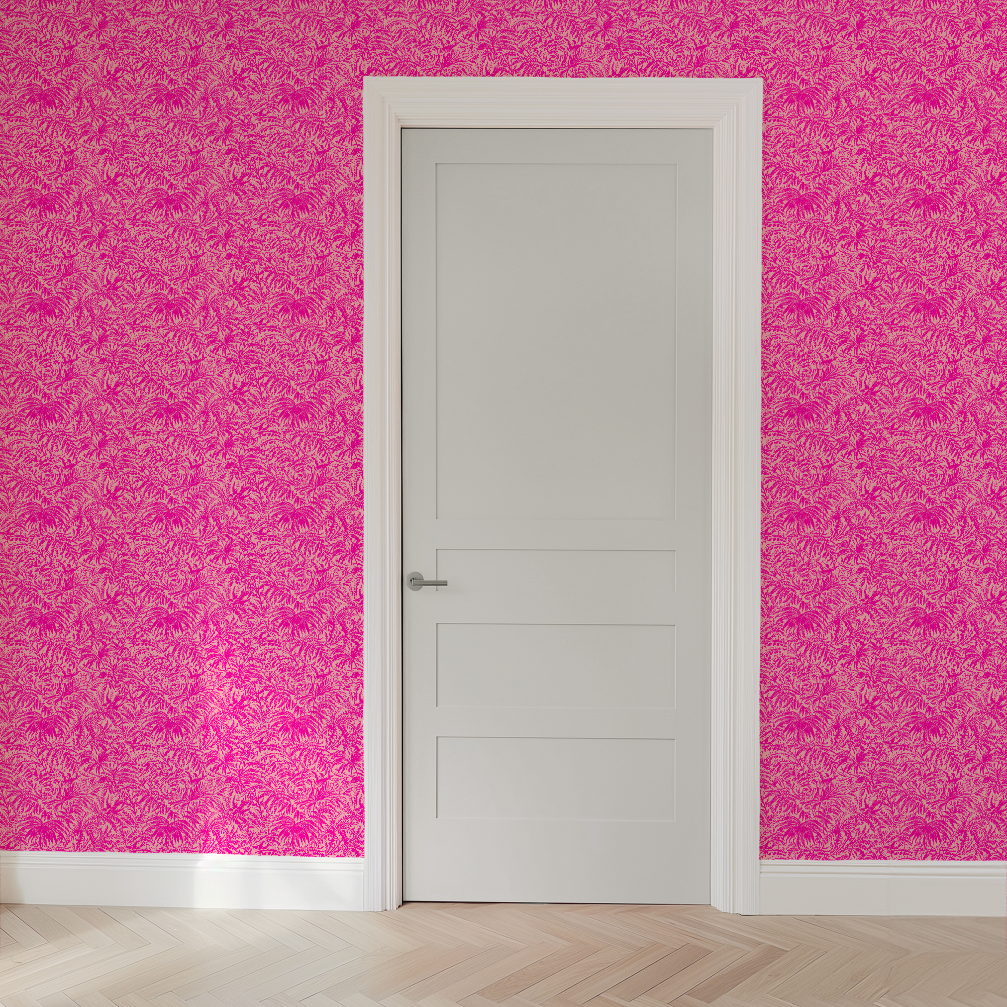 wallpaper door mockup