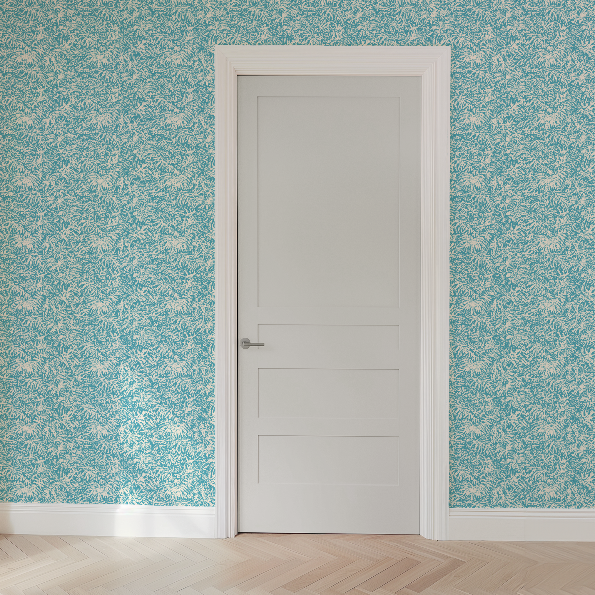 wallpaper door mockup