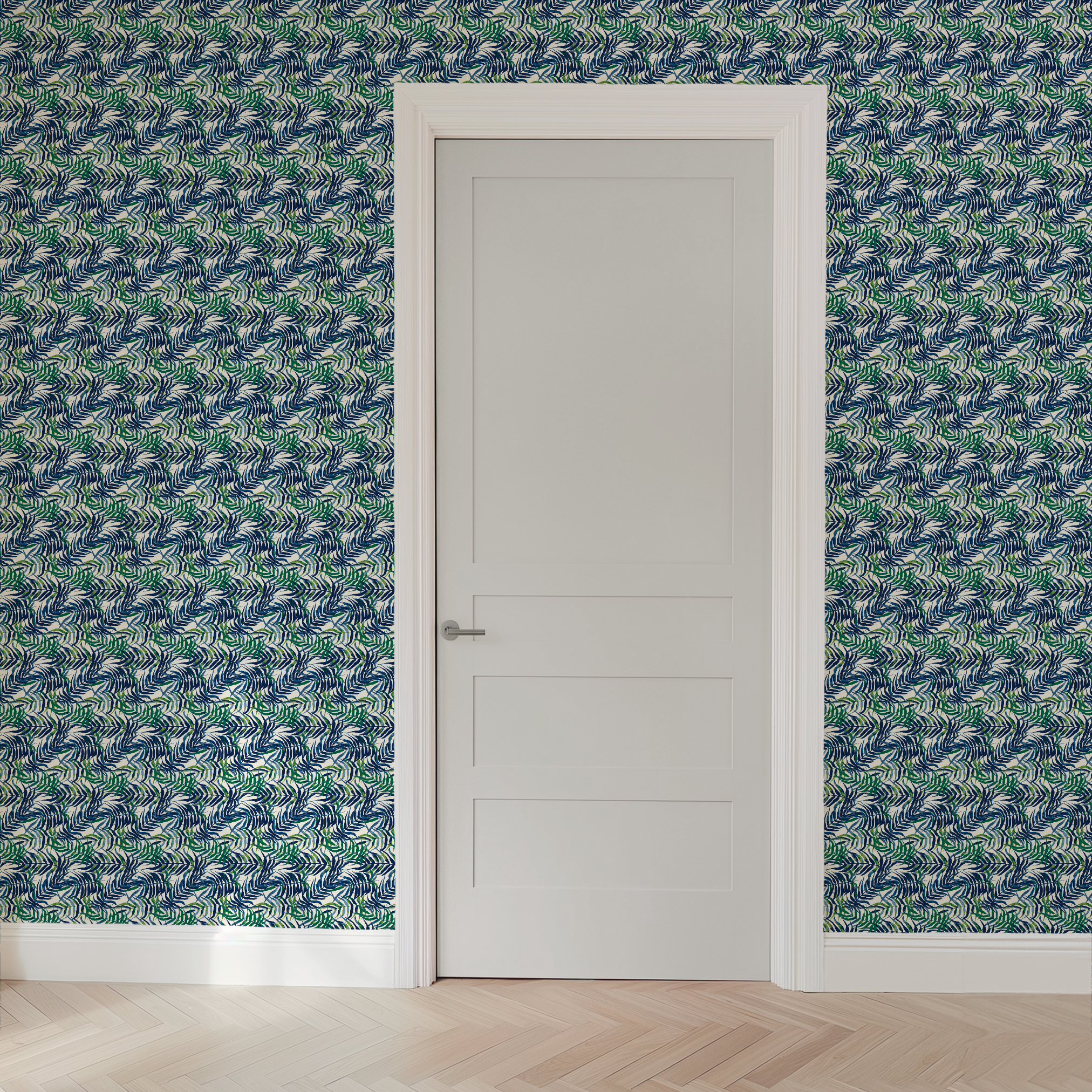 wallpaper door mockup