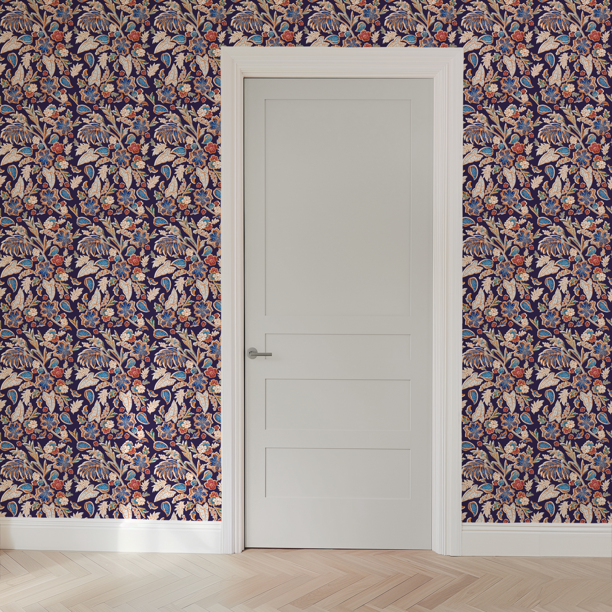 wallpaper door mockup