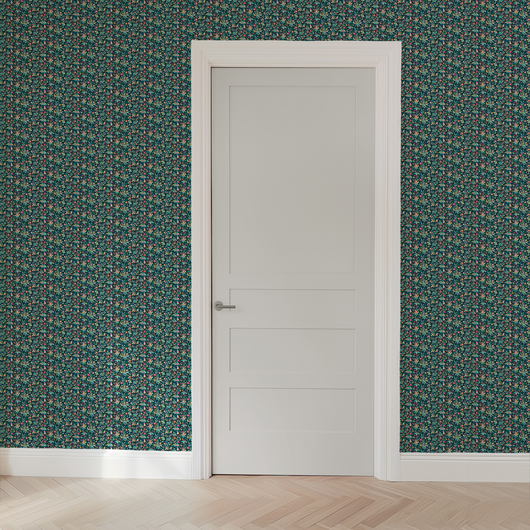 wallpaper door mockup