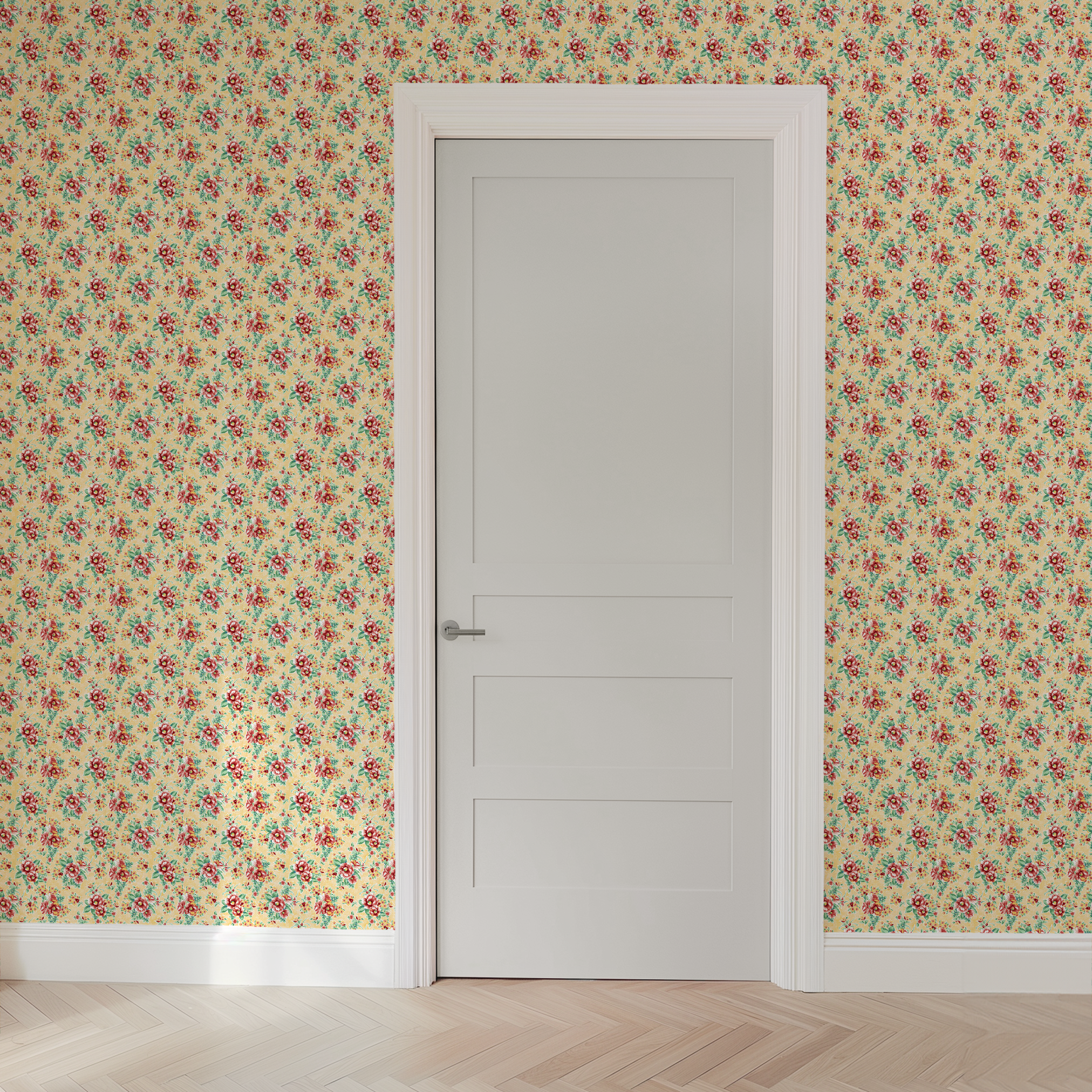 wallpaper door mockup