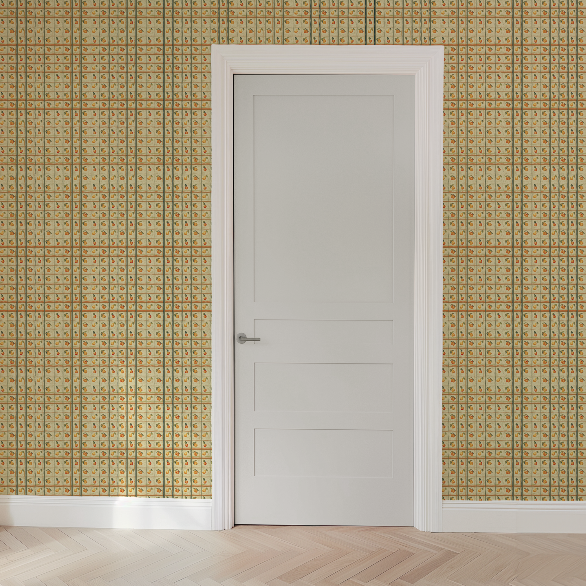 wallpaper door mockup