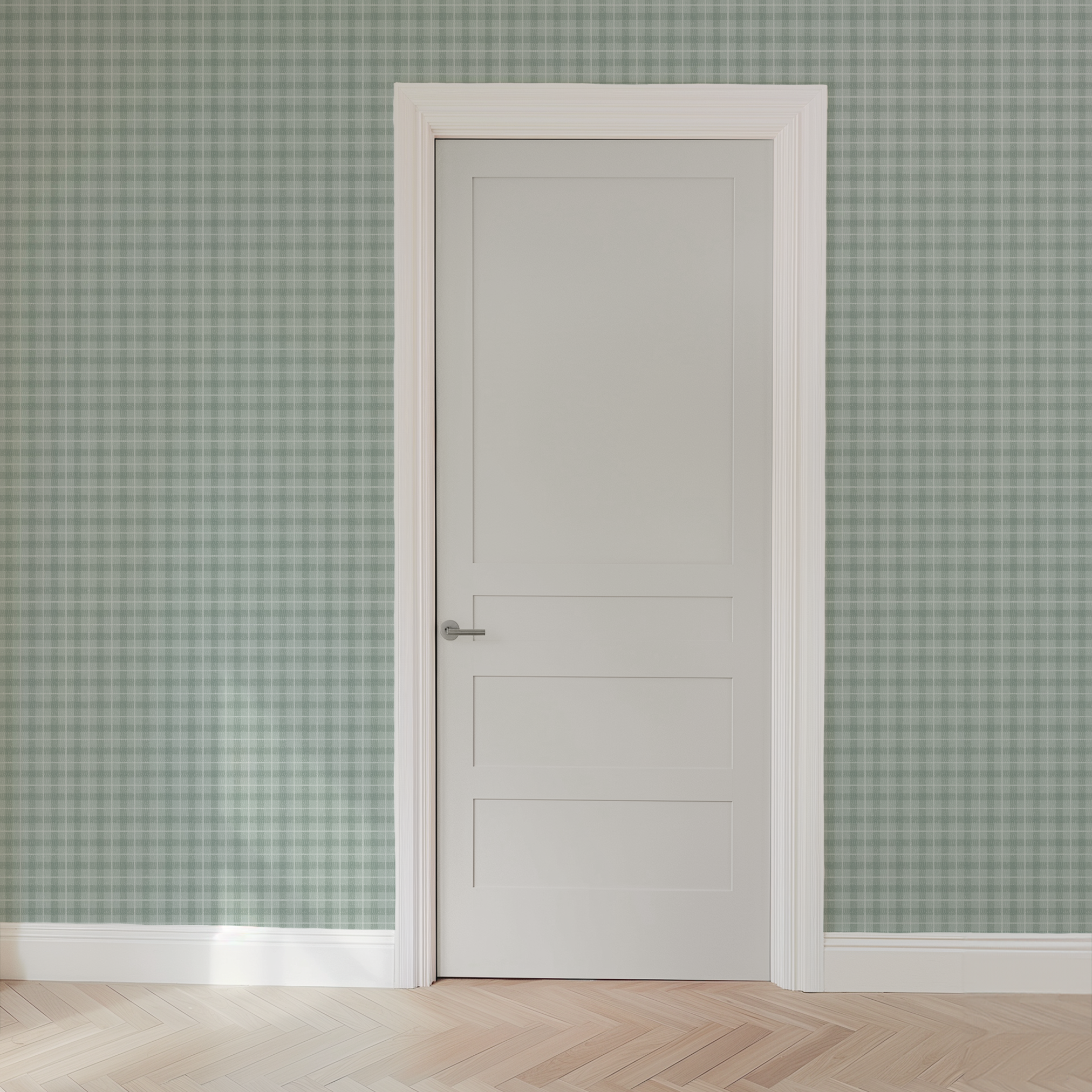 wallpaper door mockup