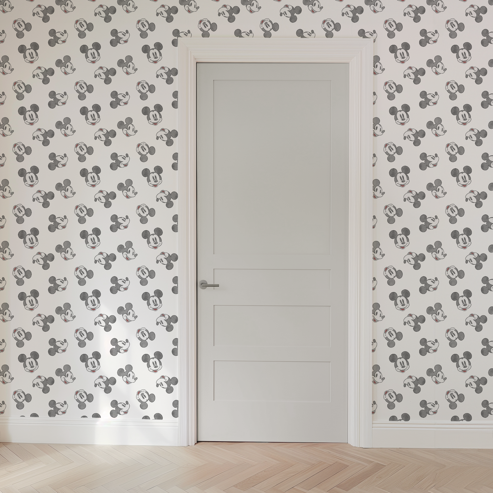 wallpaper door mockup