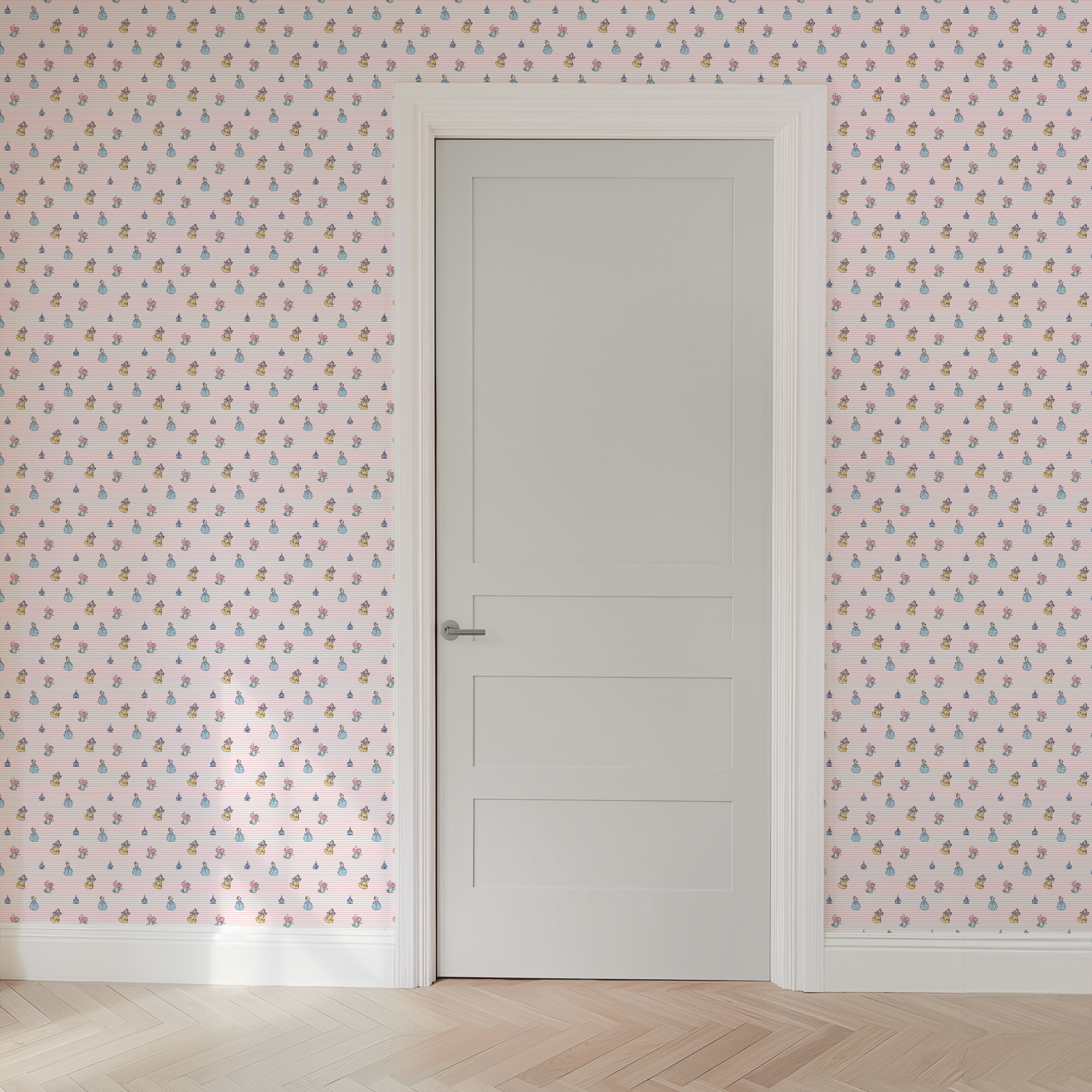 wallpaper door mockup