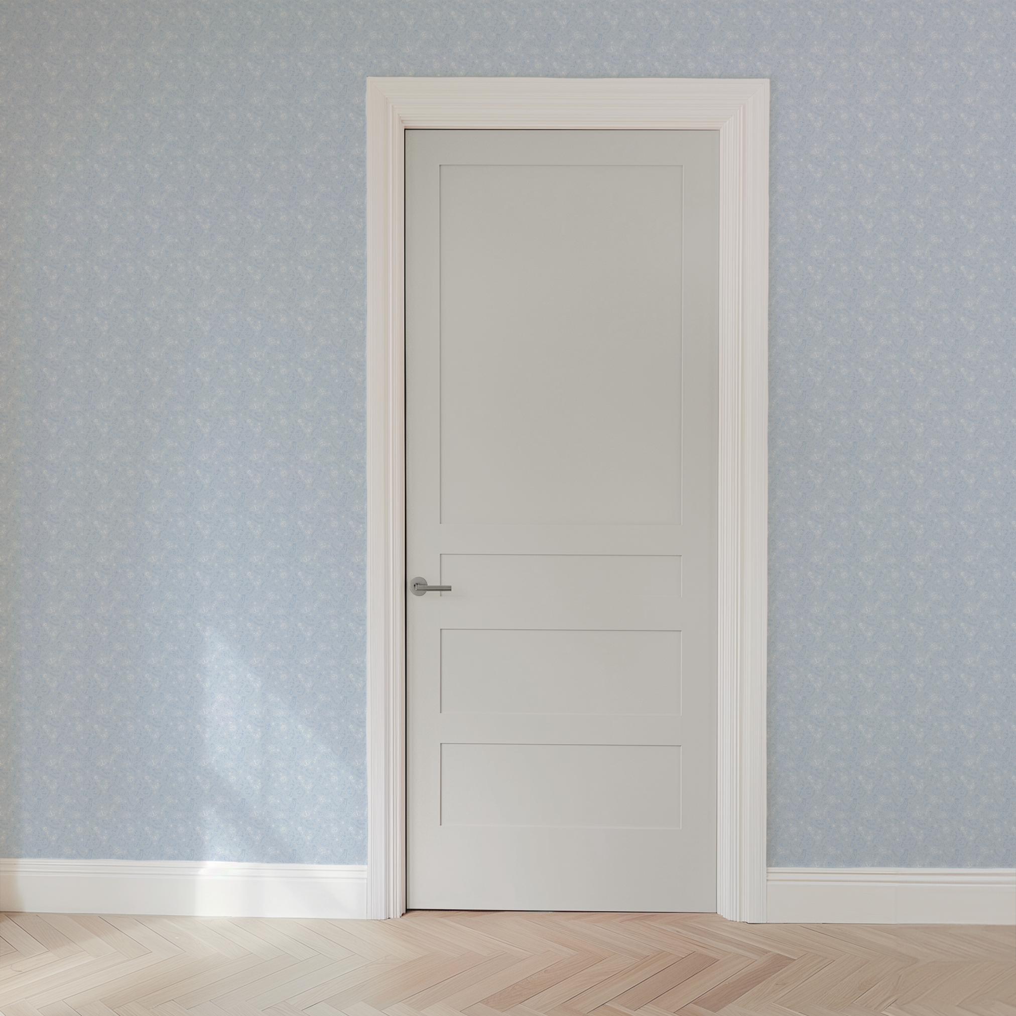 wallpaper door mockup