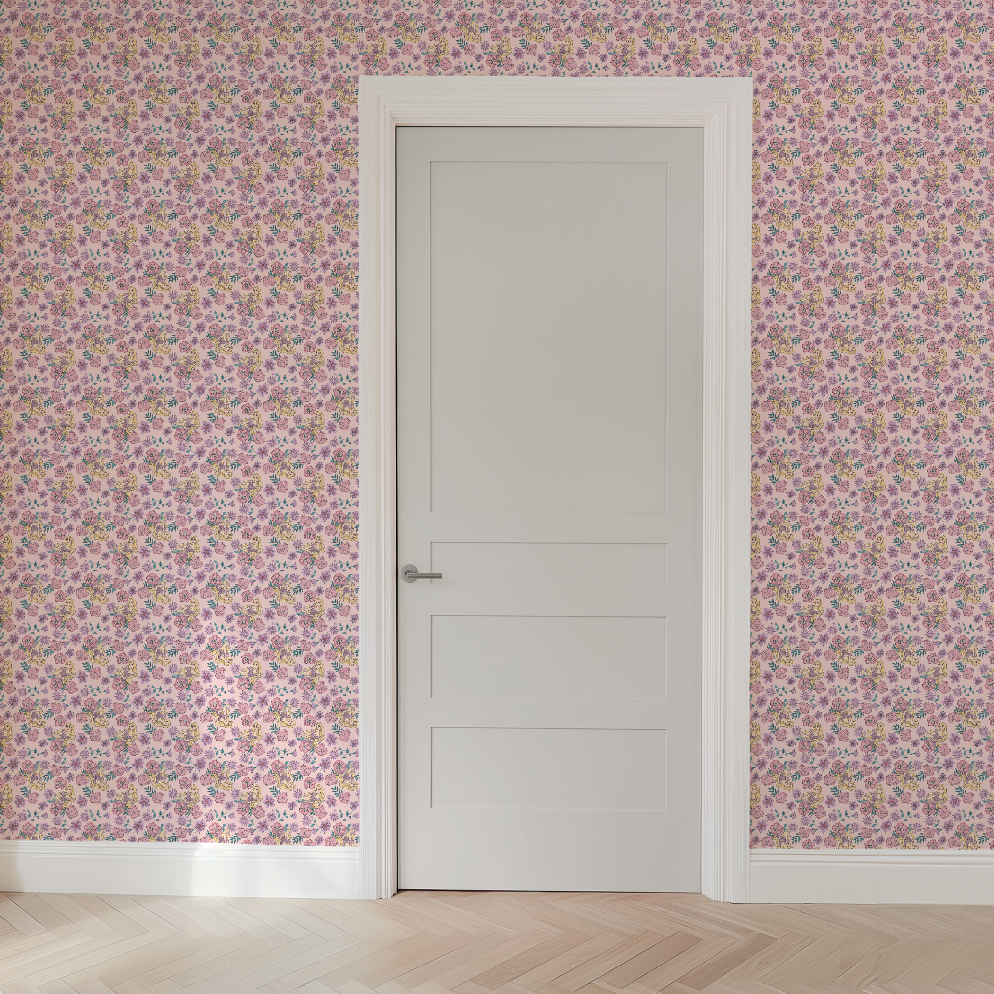 wallpaper door mockup
