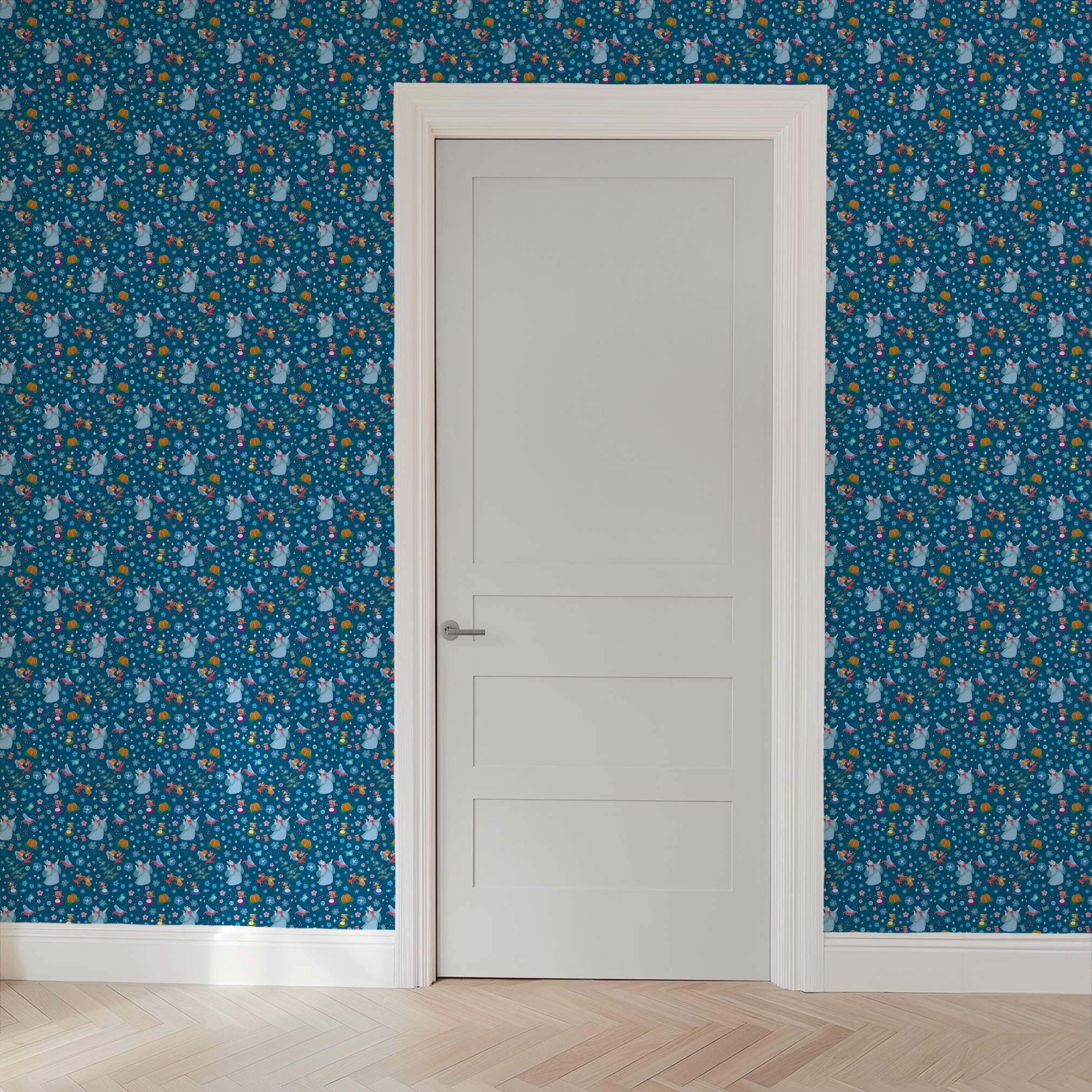 wallpaper door mockup