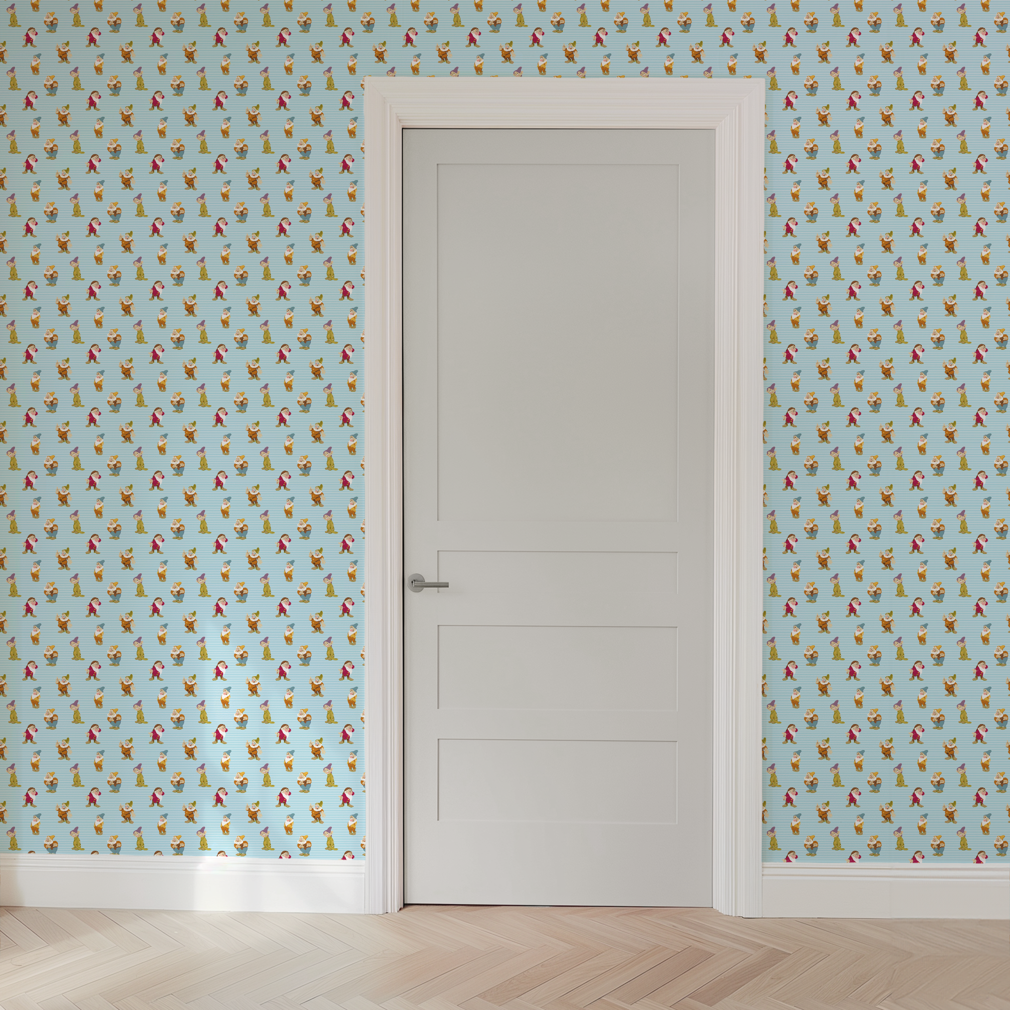 wallpaper door mockup