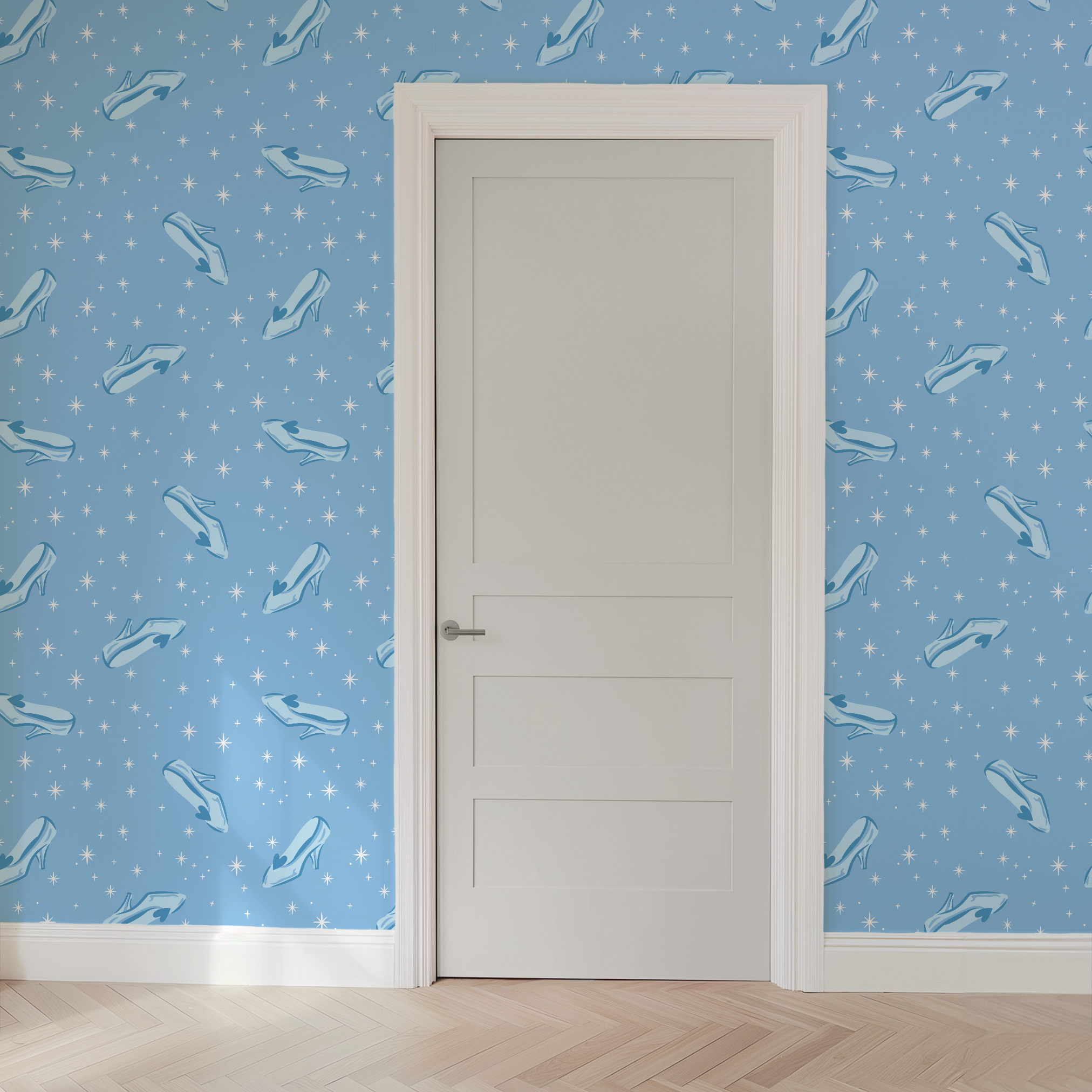 wallpaper door mockup