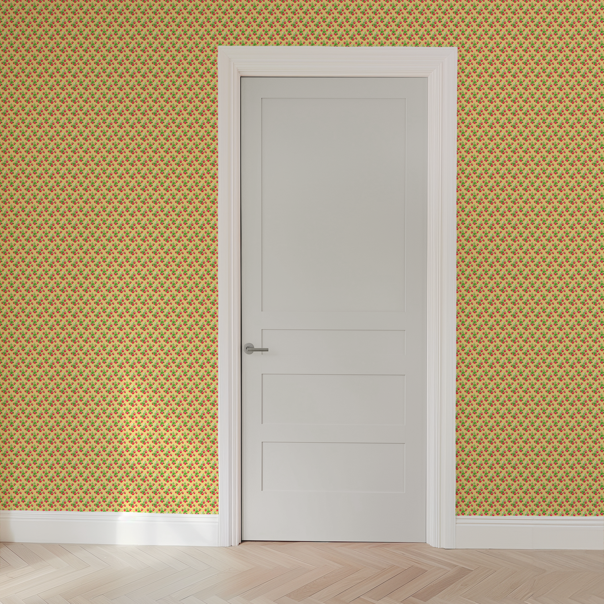 wallpaper door mockup