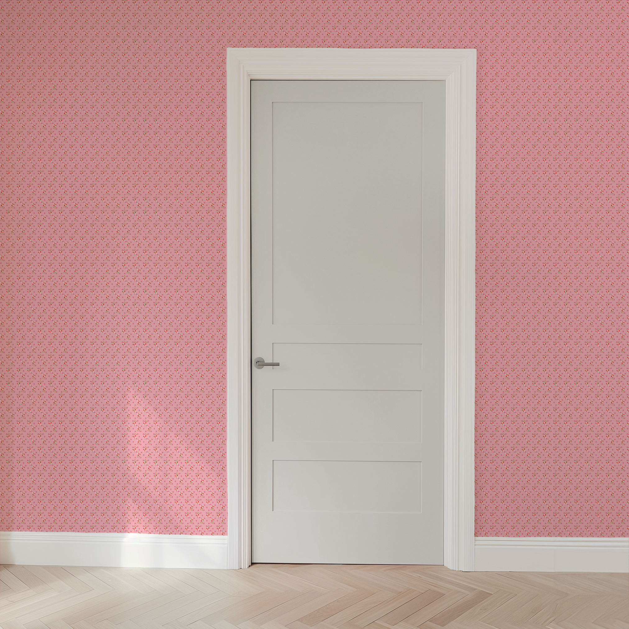 wallpaper door mockup