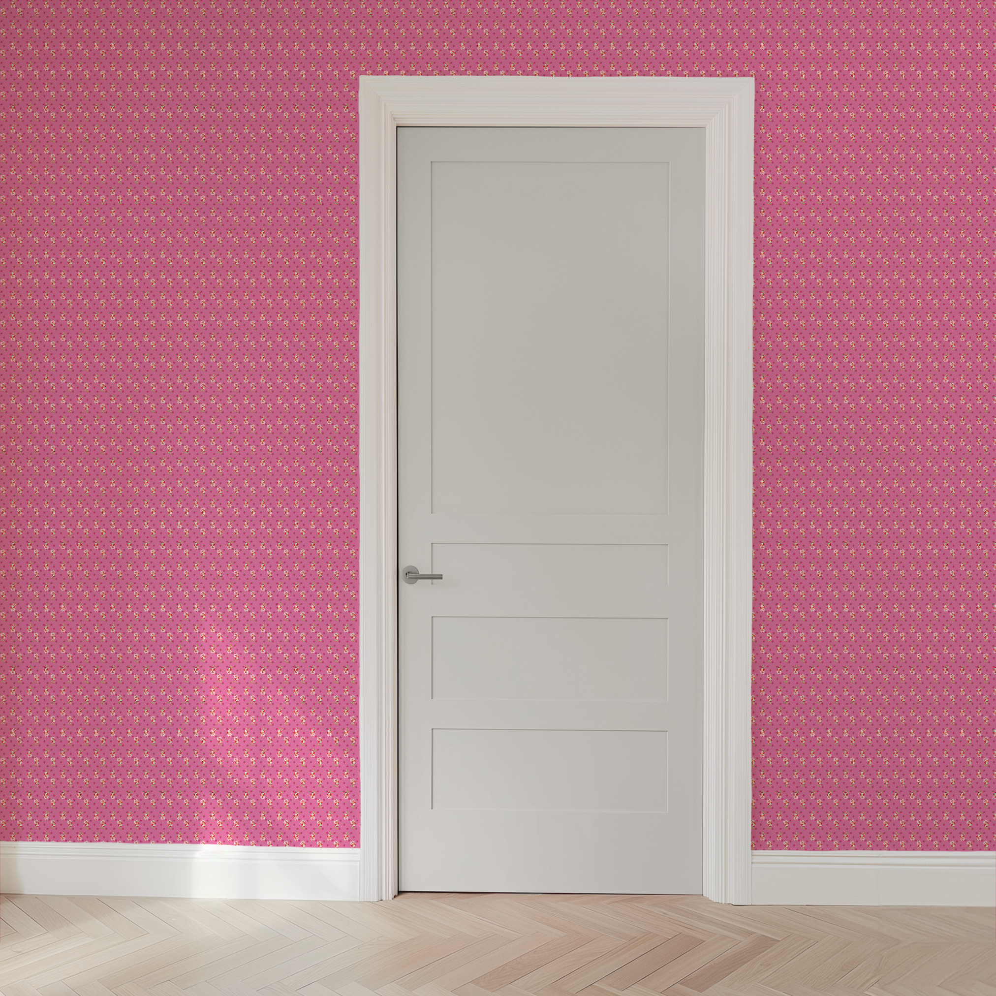 wallpaper door mockup