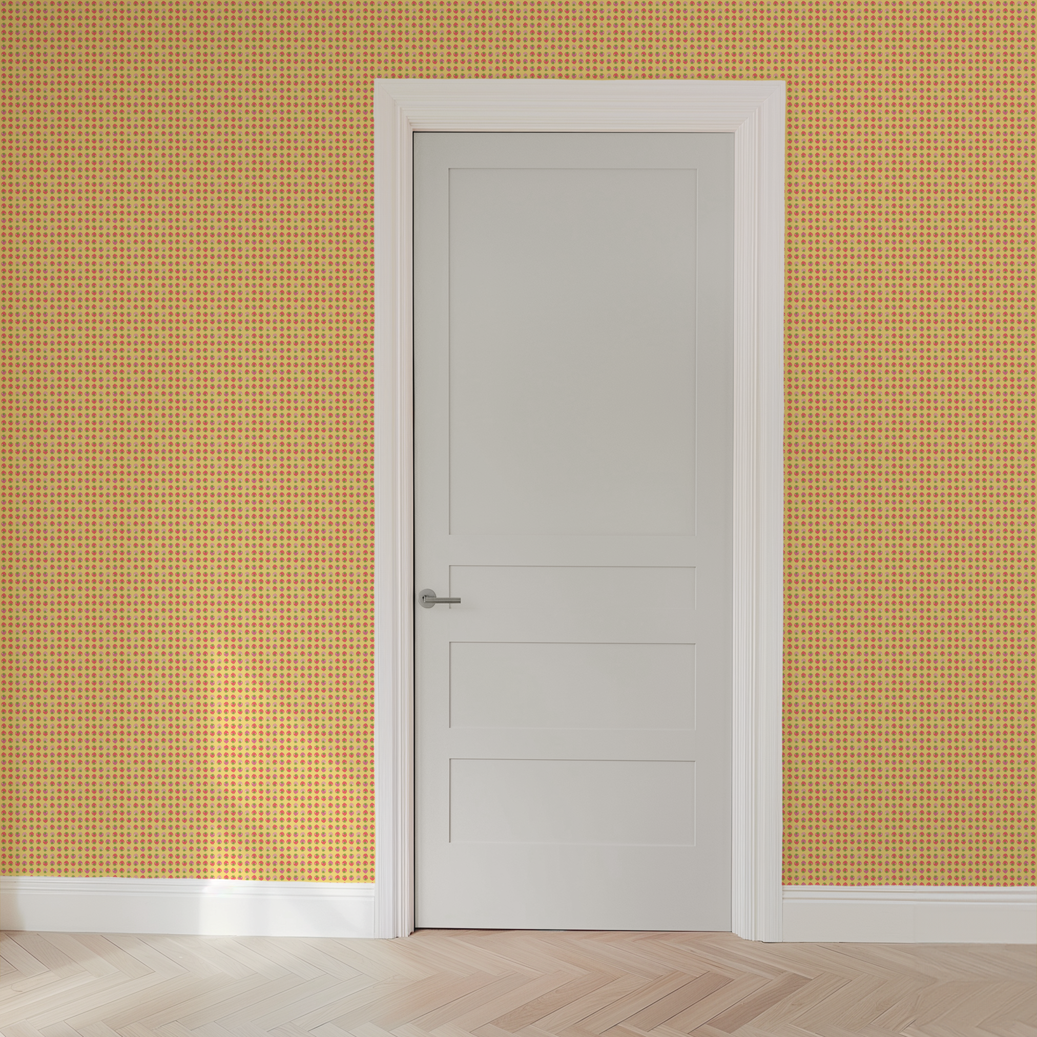 wallpaper door mockup