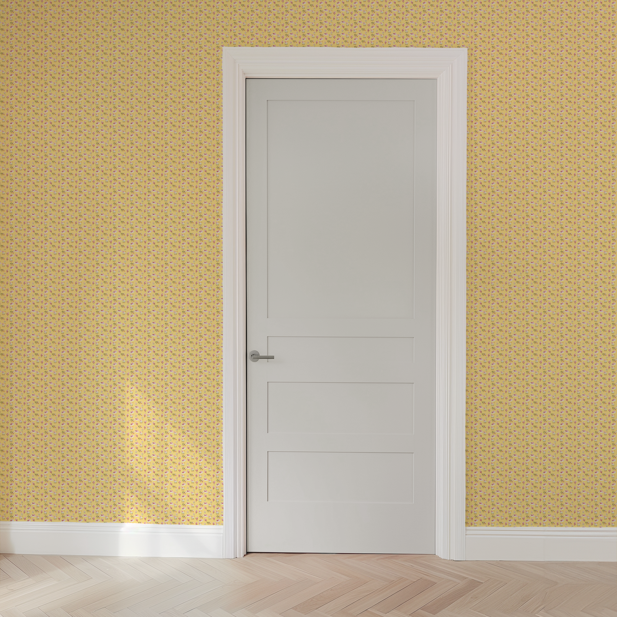 wallpaper door mockup