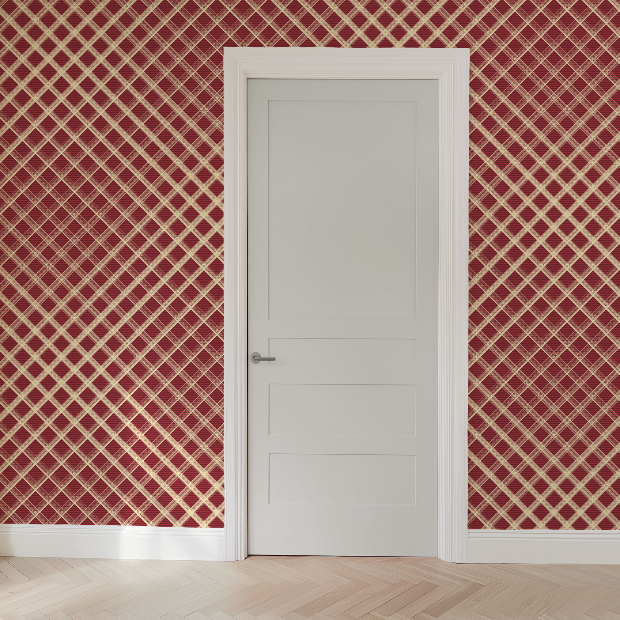 wallpaper door mockup