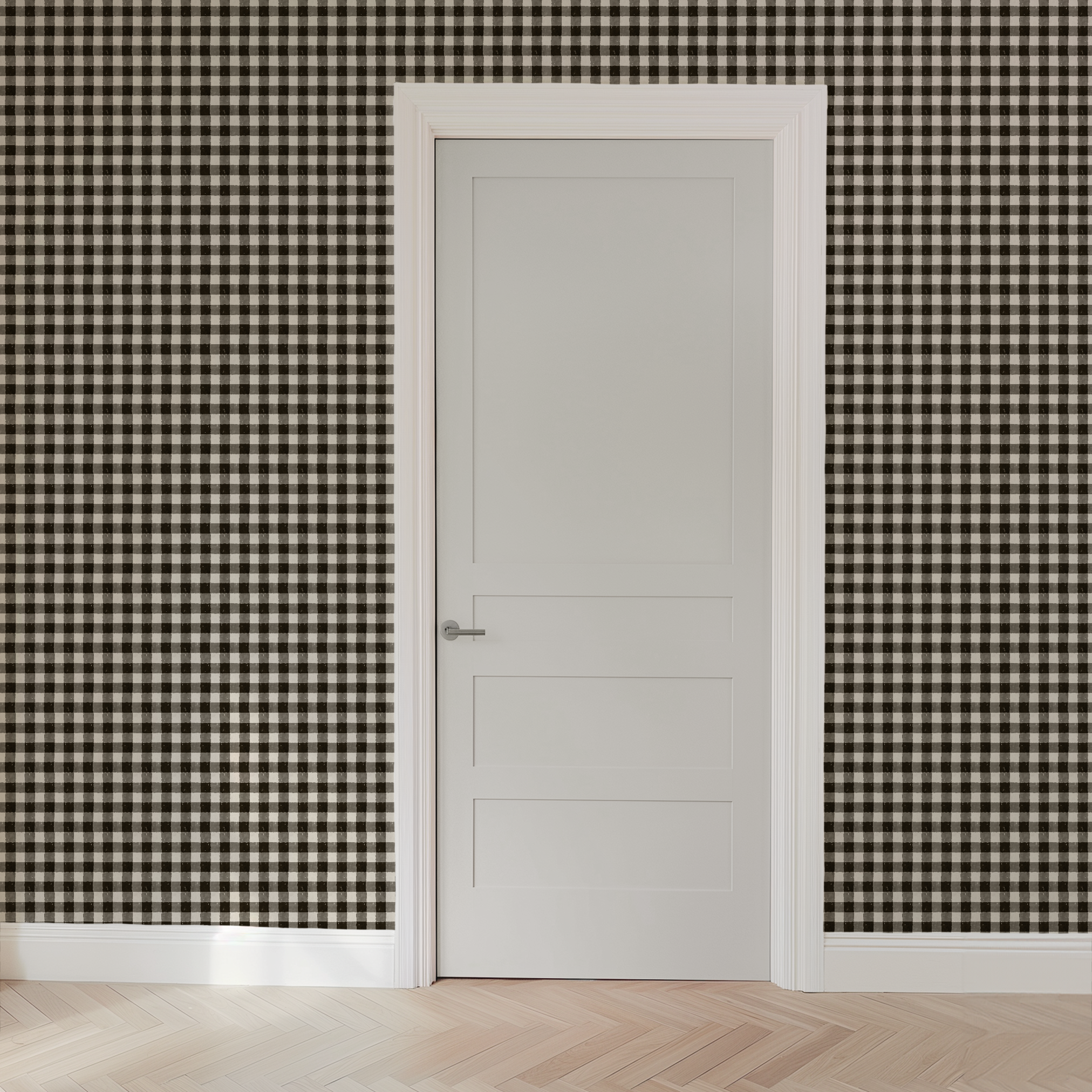 wallpaper door mockup