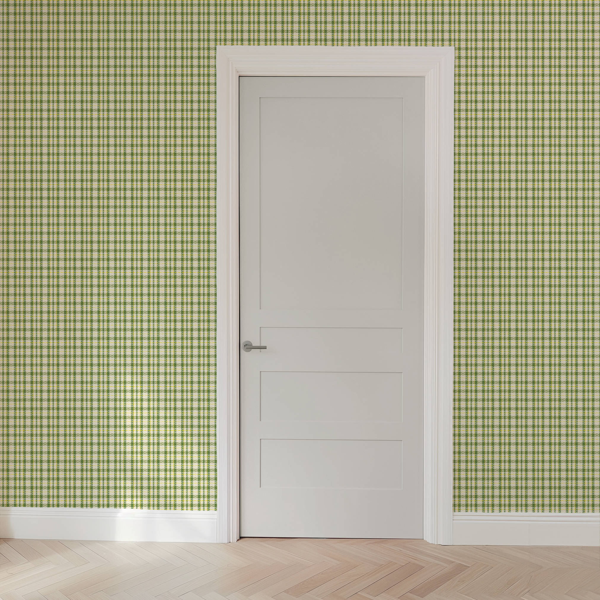 wallpaper door mockup