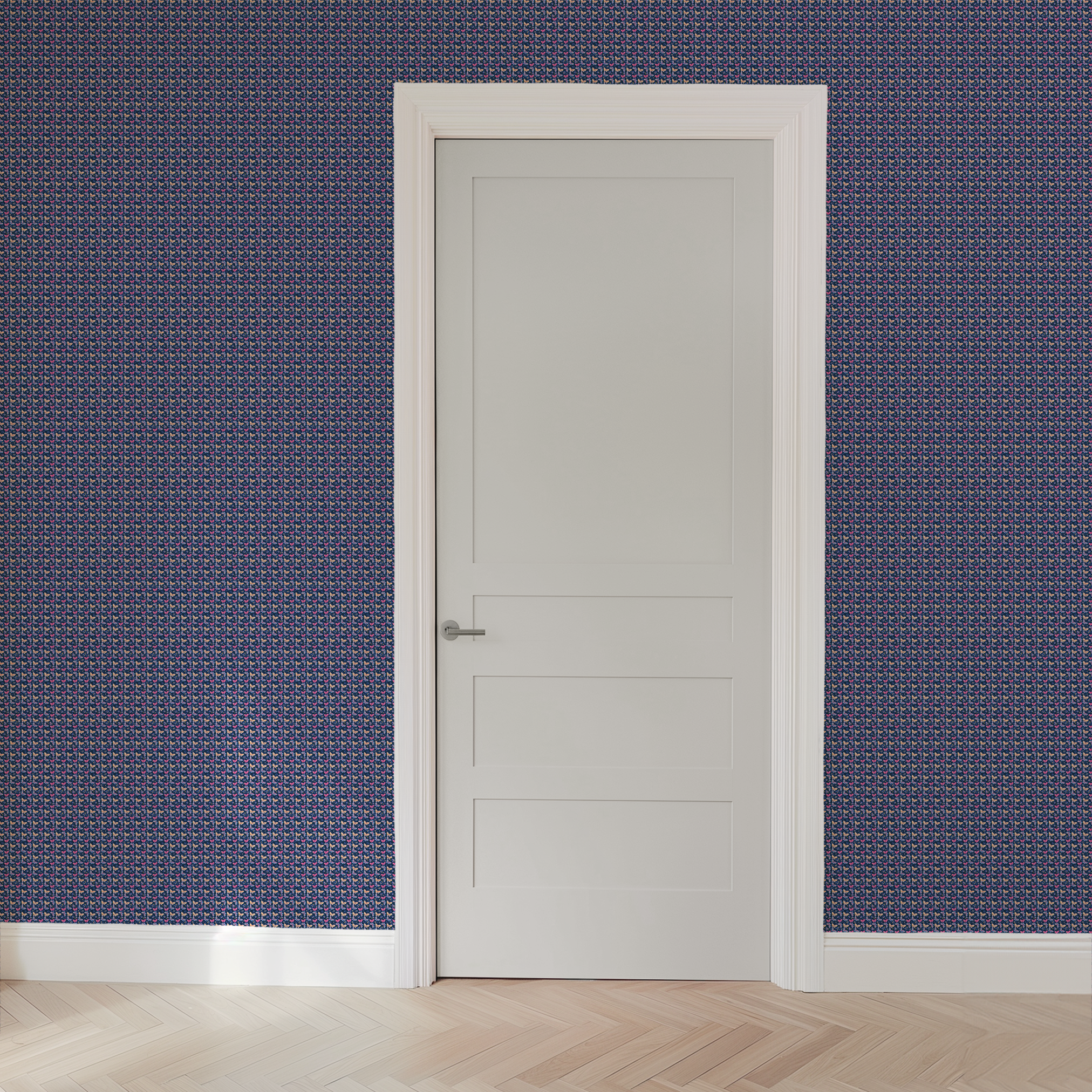 wallpaper door mockup
