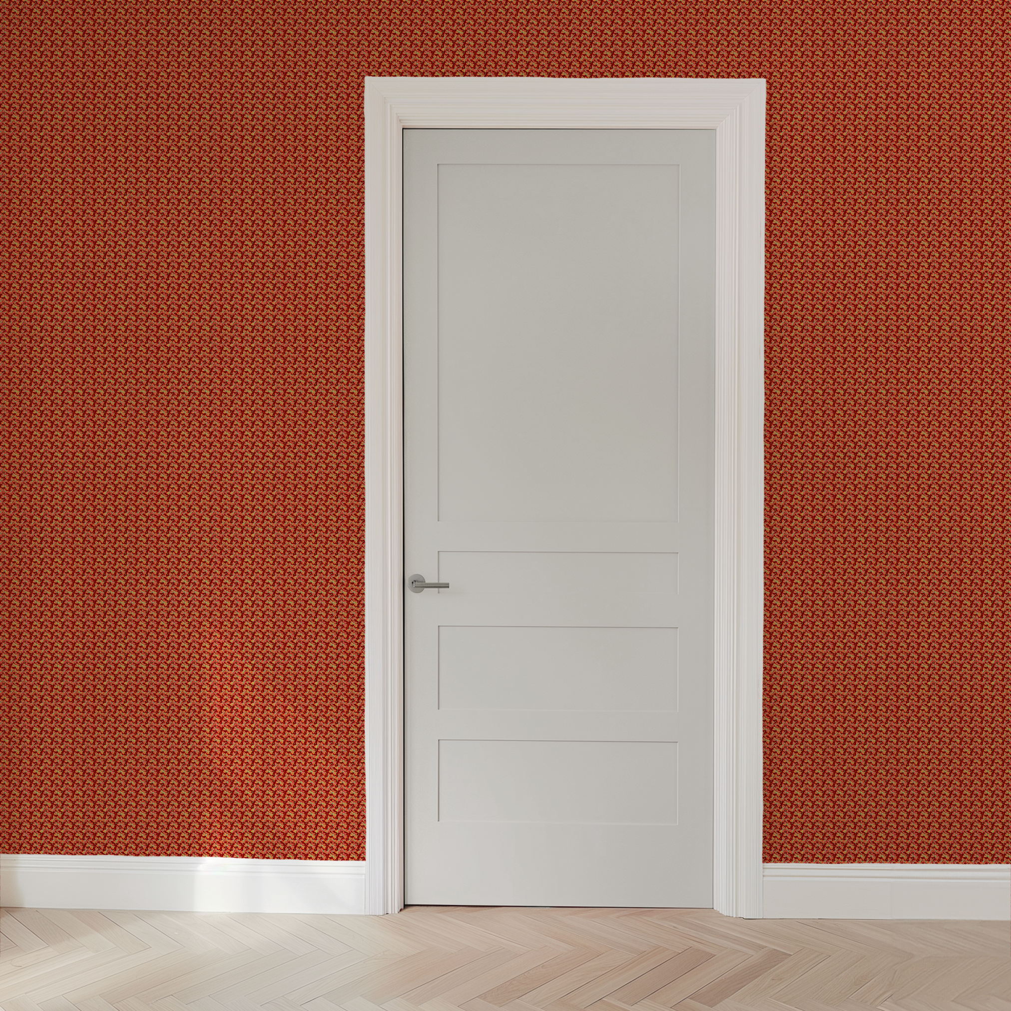 wallpaper door mockup