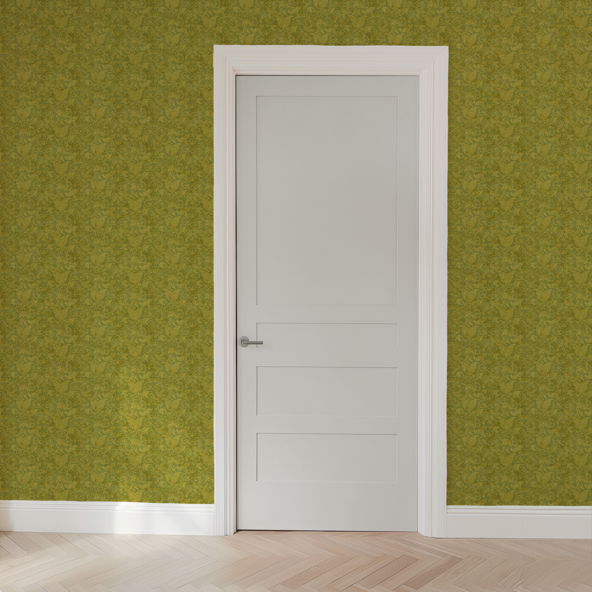 wallpaper door mockup