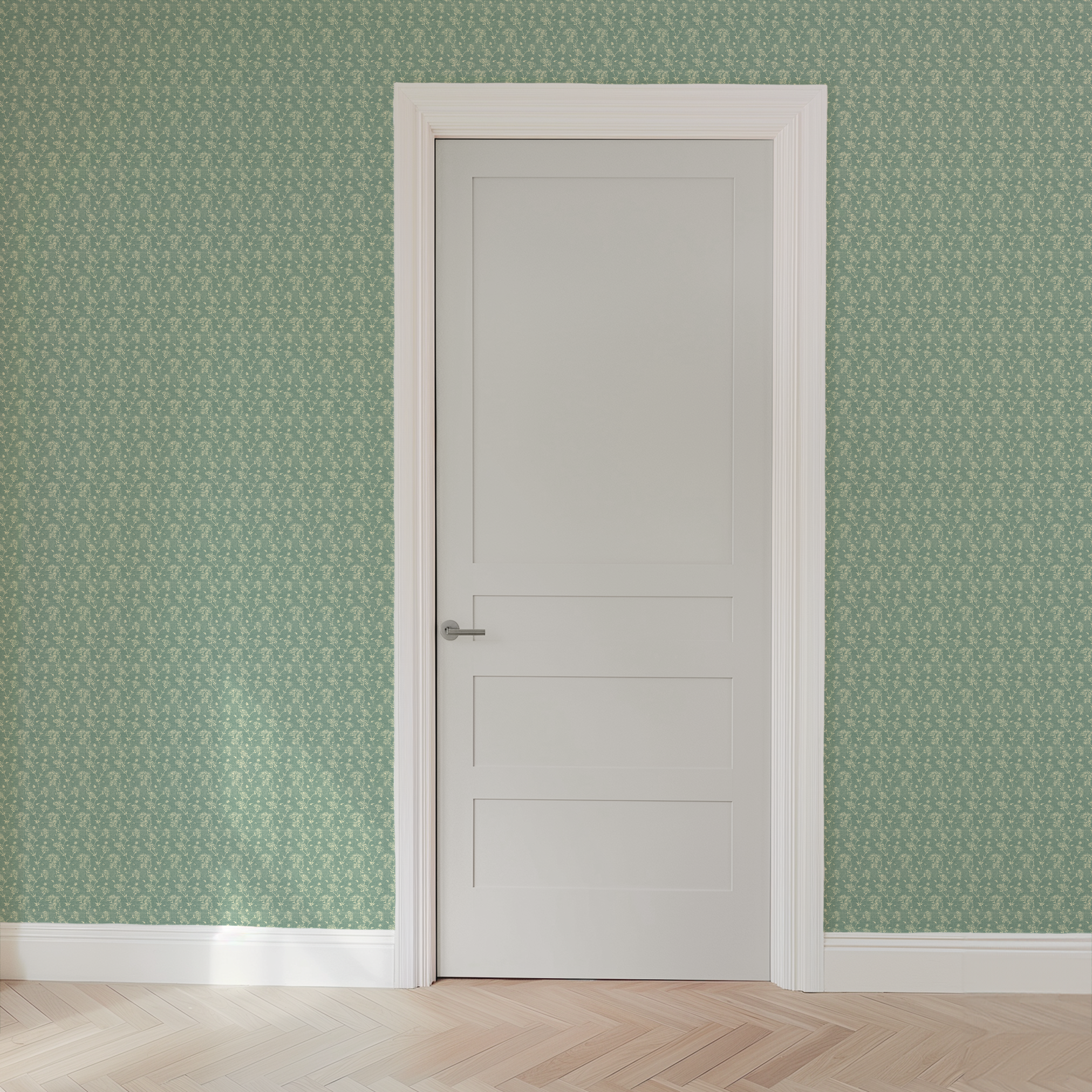 wallpaper door mockup