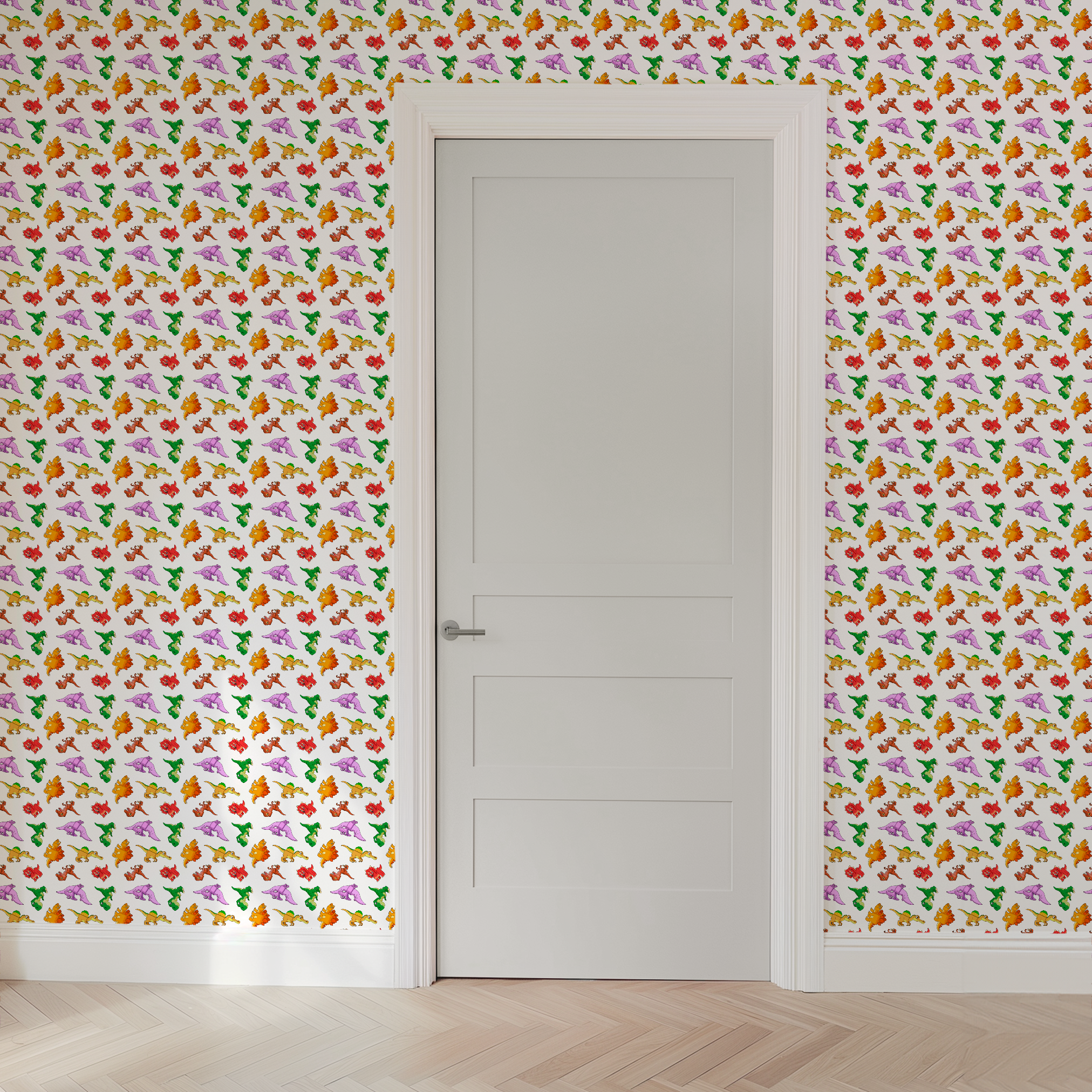 wallpaper door mockup