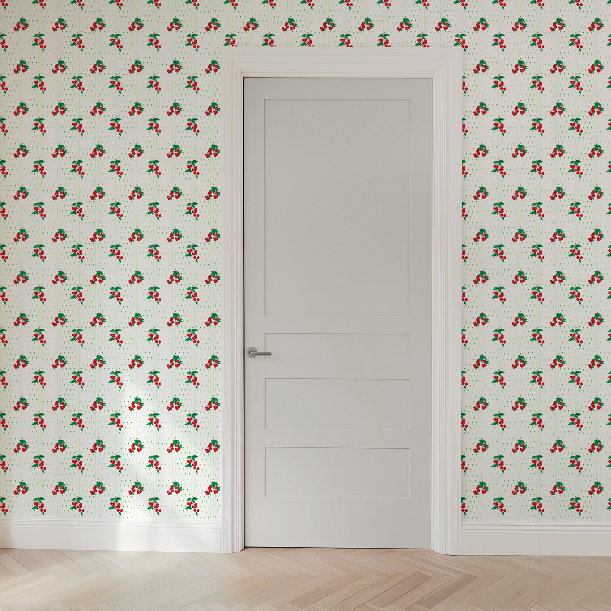 wallpaper door mockup