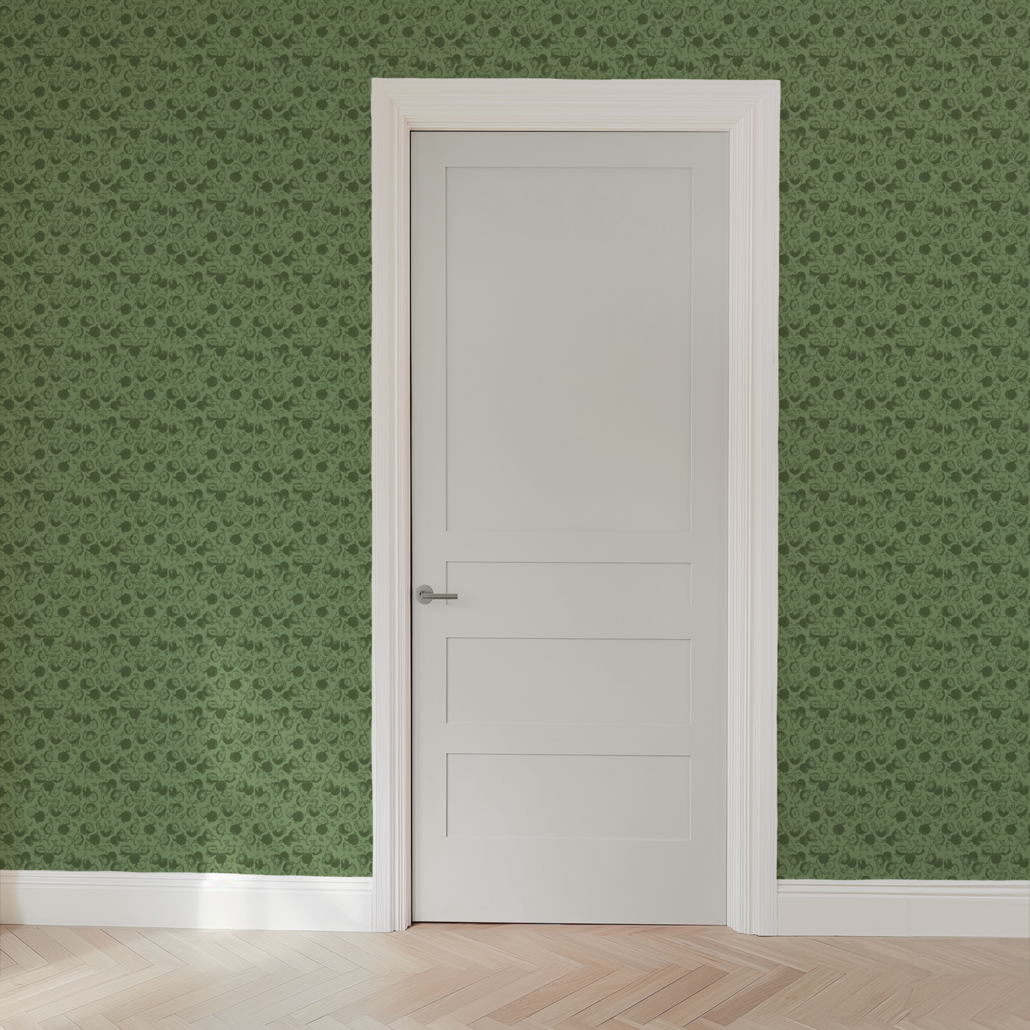 wallpaper door mockup